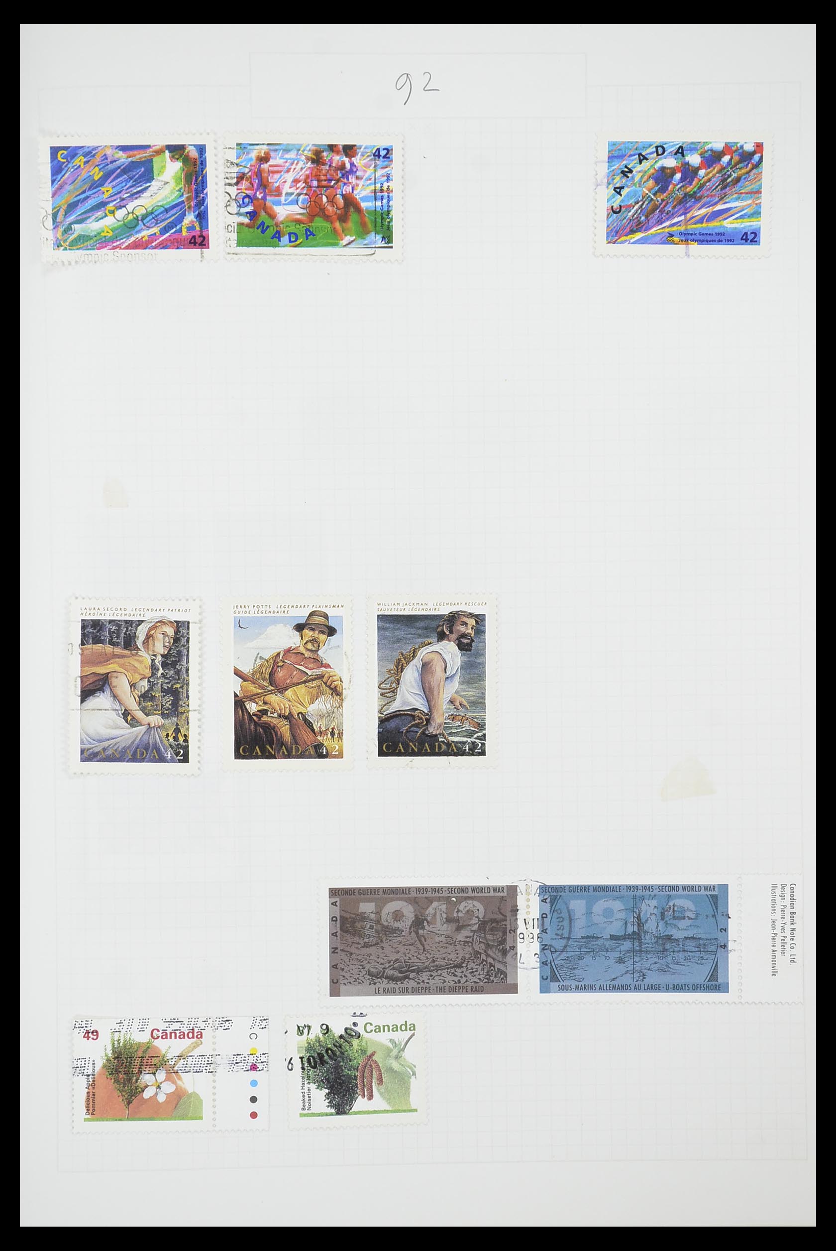 33660 0100 - Stamp collection 33660 Canada 1859-2003.