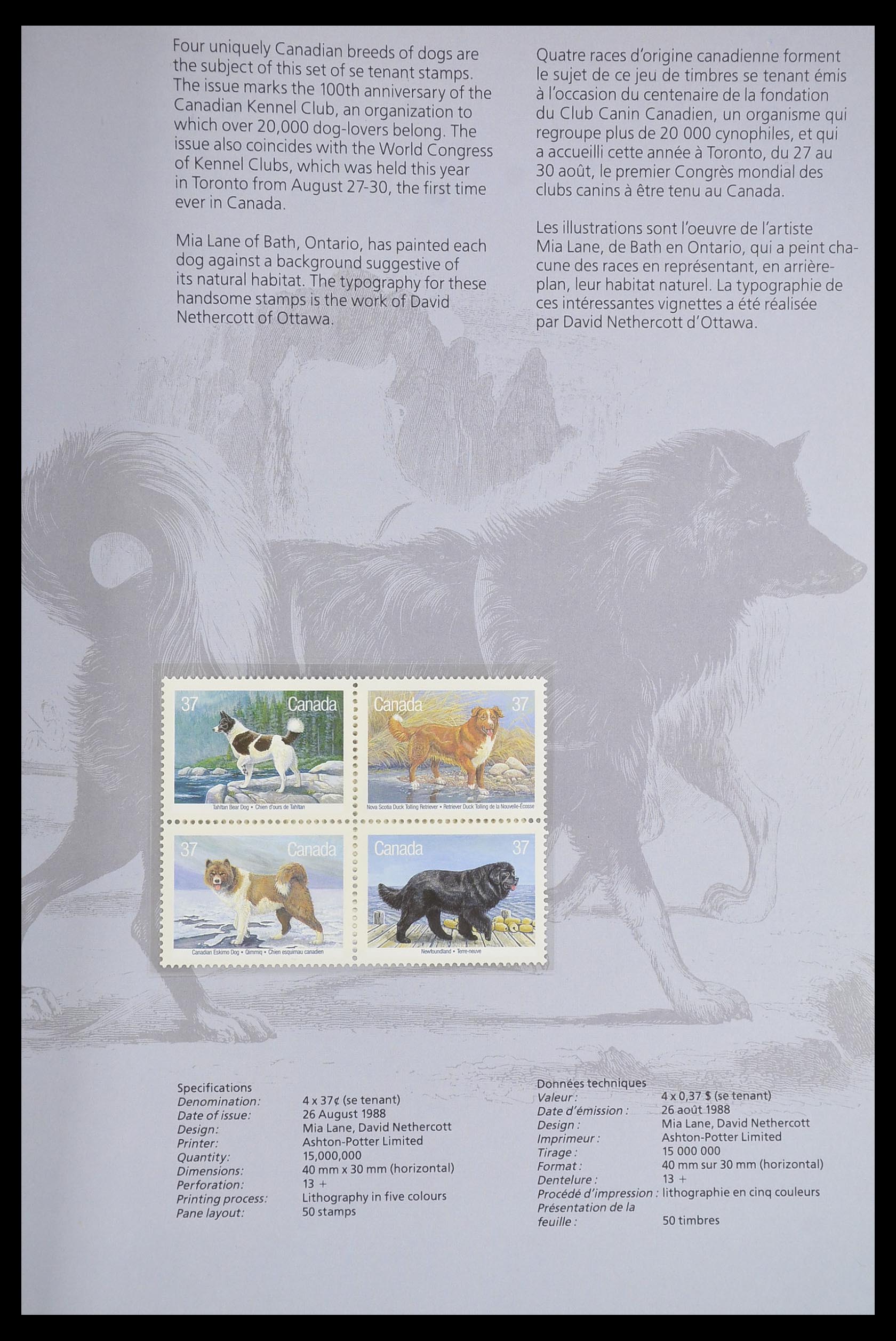 33660 1021 - Stamp collection 33660 Canada 1859-2003.