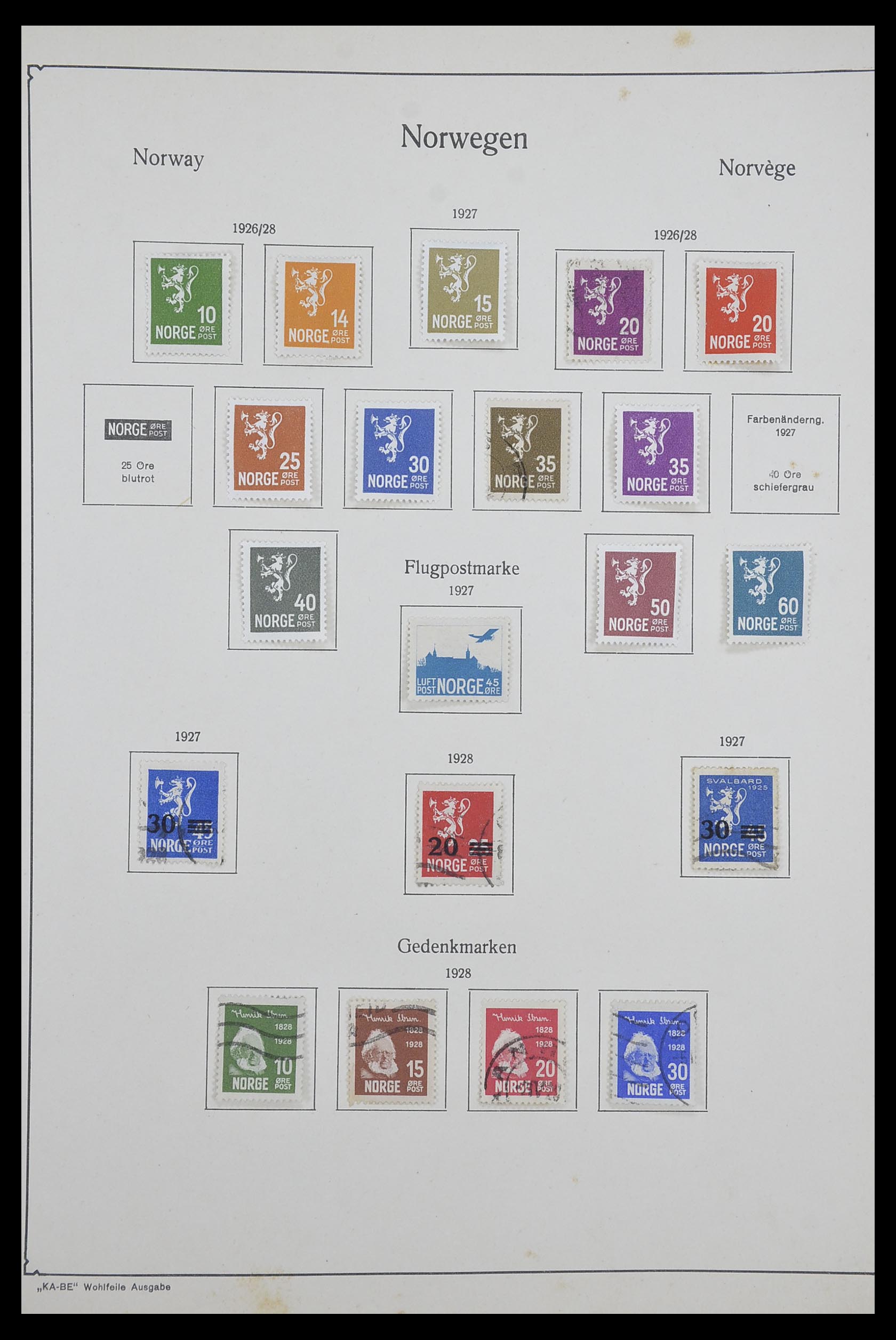33661 005 - Postzegelverzameling 33661 Noorwegen 1856-2003.