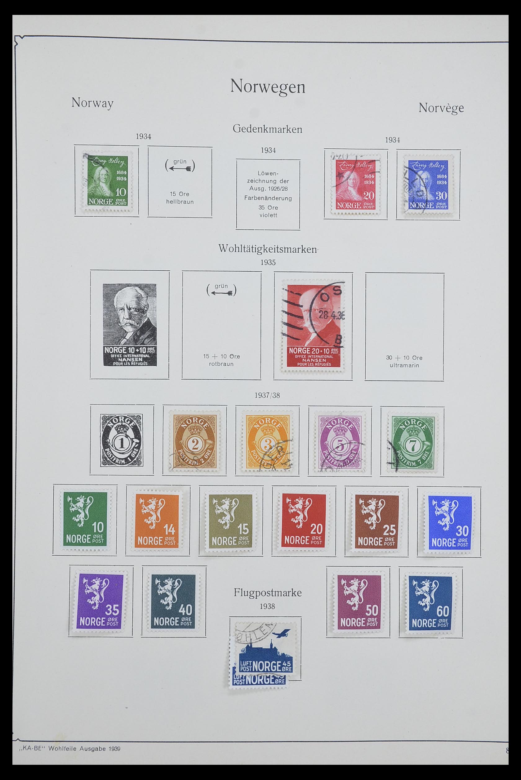 33661 008 - Postzegelverzameling 33661 Noorwegen 1856-2003.
