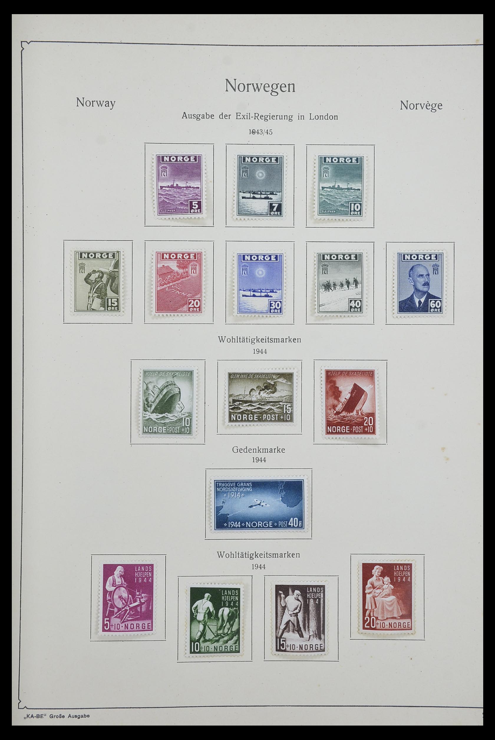 33661 011 - Postzegelverzameling 33661 Noorwegen 1856-2003.