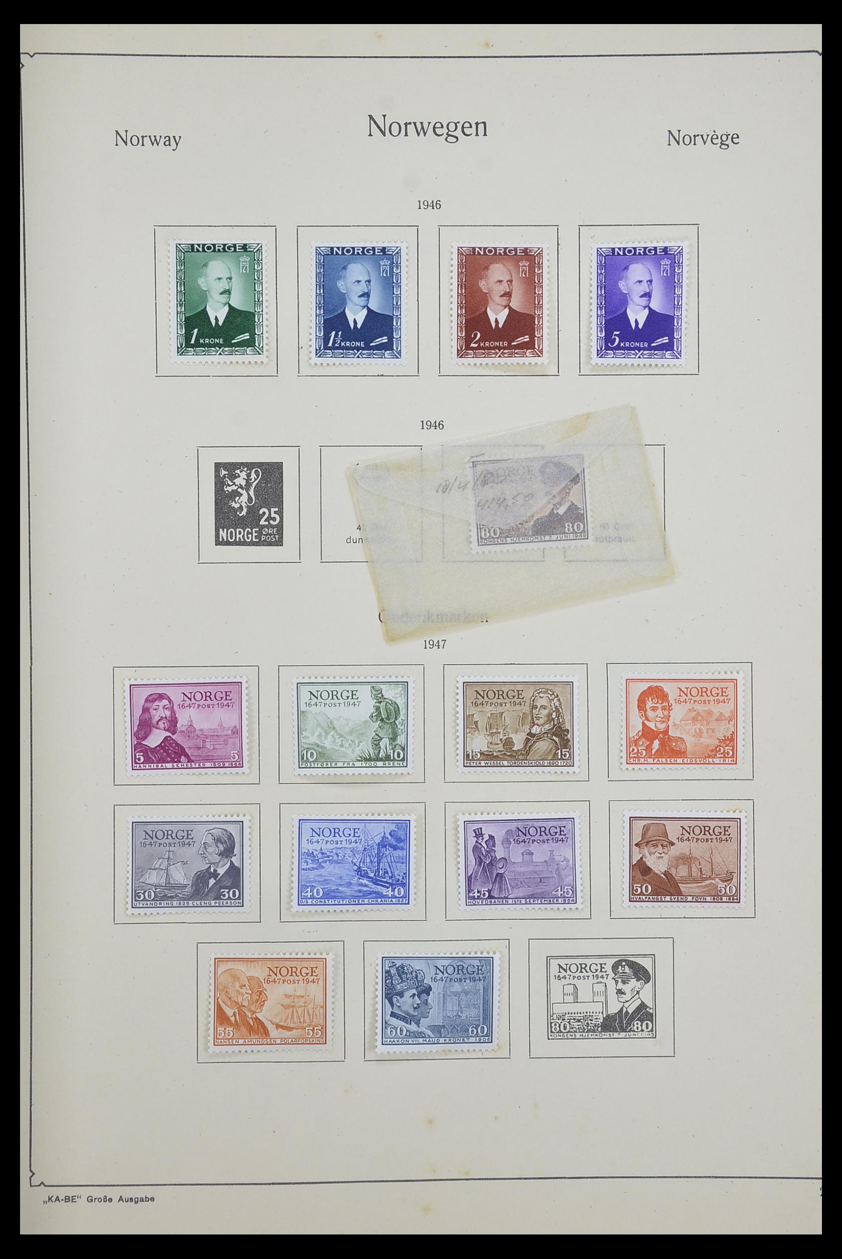 33661 013 - Postzegelverzameling 33661 Noorwegen 1856-2003.