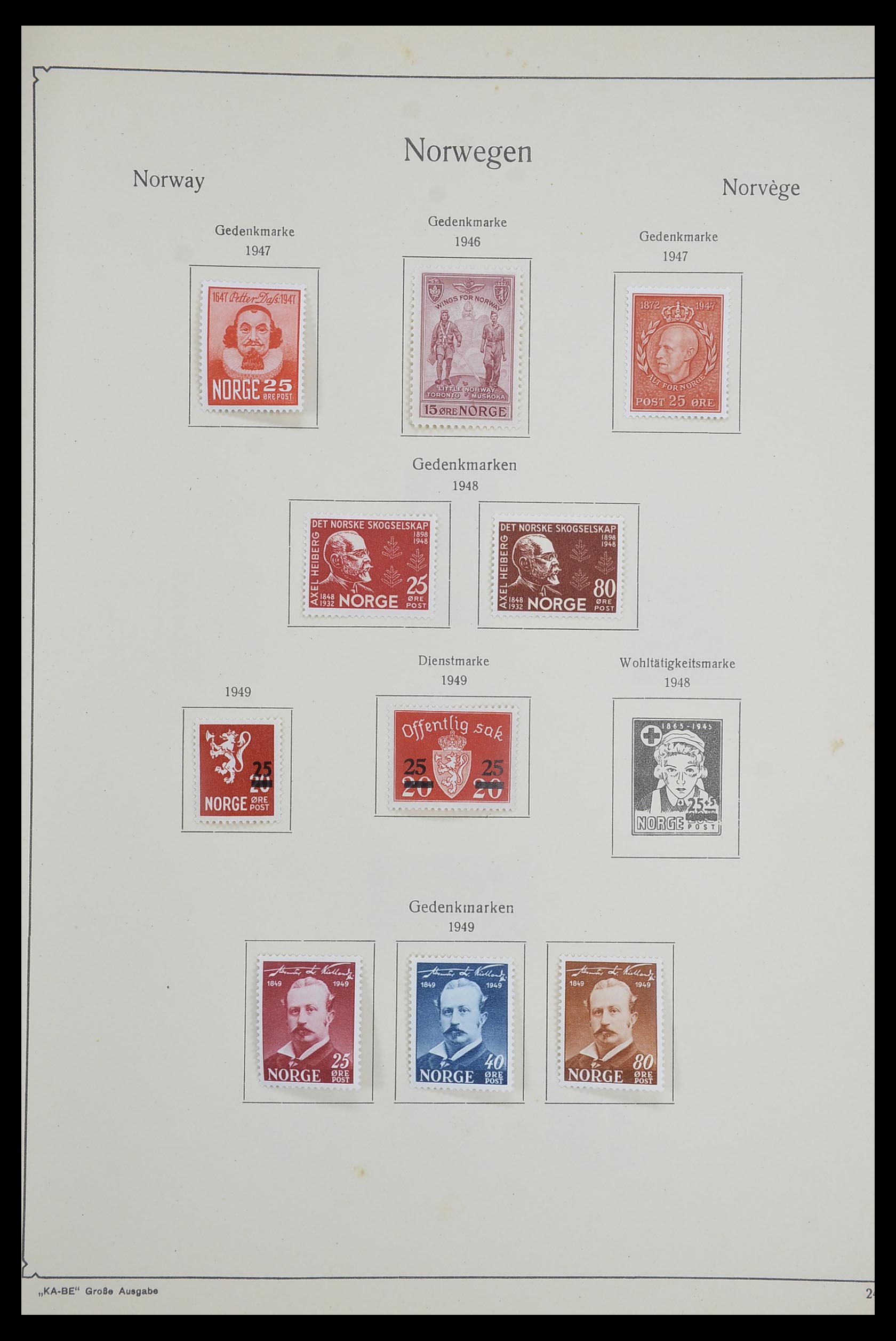 33661 014 - Postzegelverzameling 33661 Noorwegen 1856-2003.