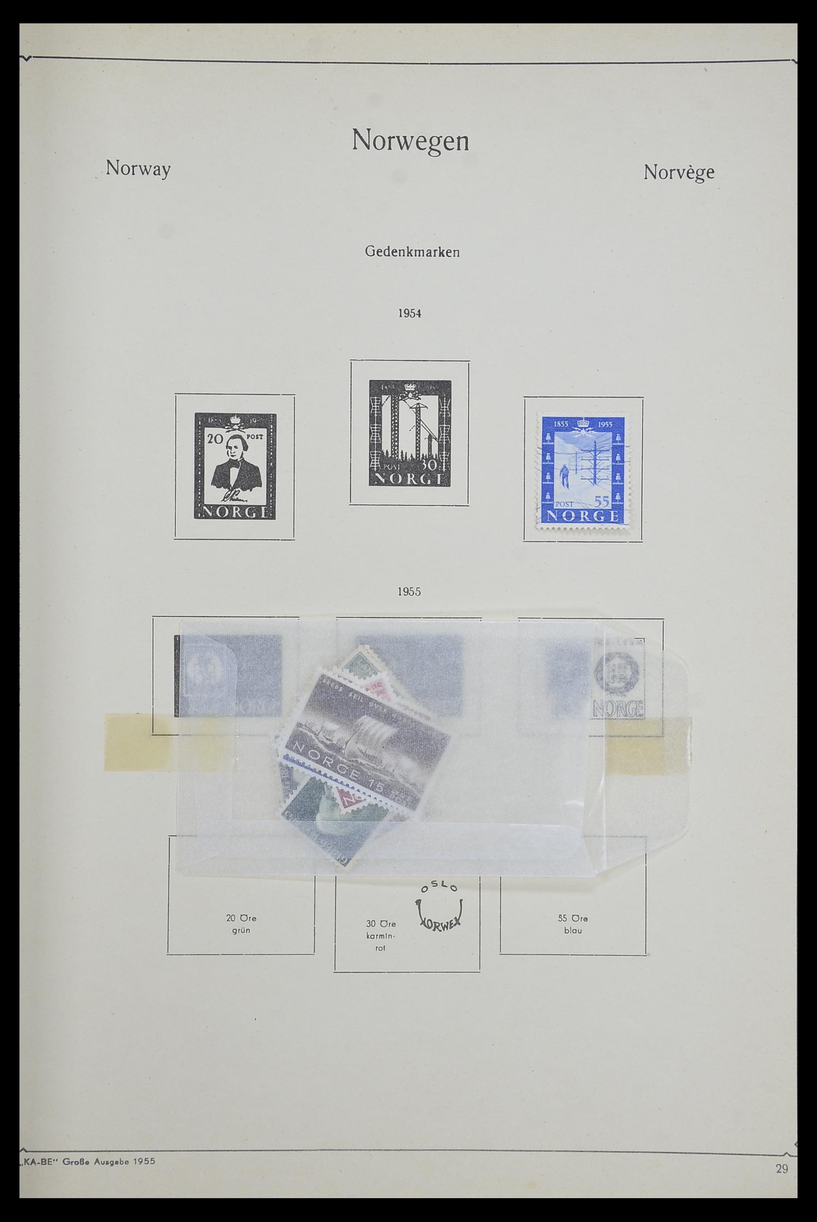 33661 019 - Postzegelverzameling 33661 Noorwegen 1856-2003.