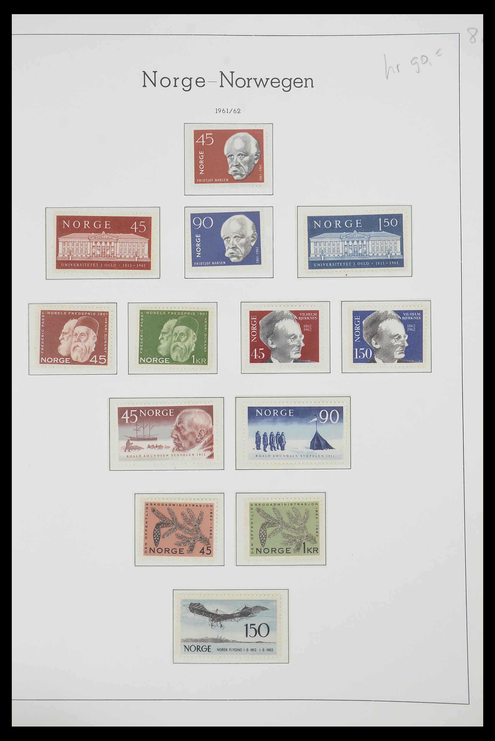 33661 046 - Postzegelverzameling 33661 Noorwegen 1856-2003.