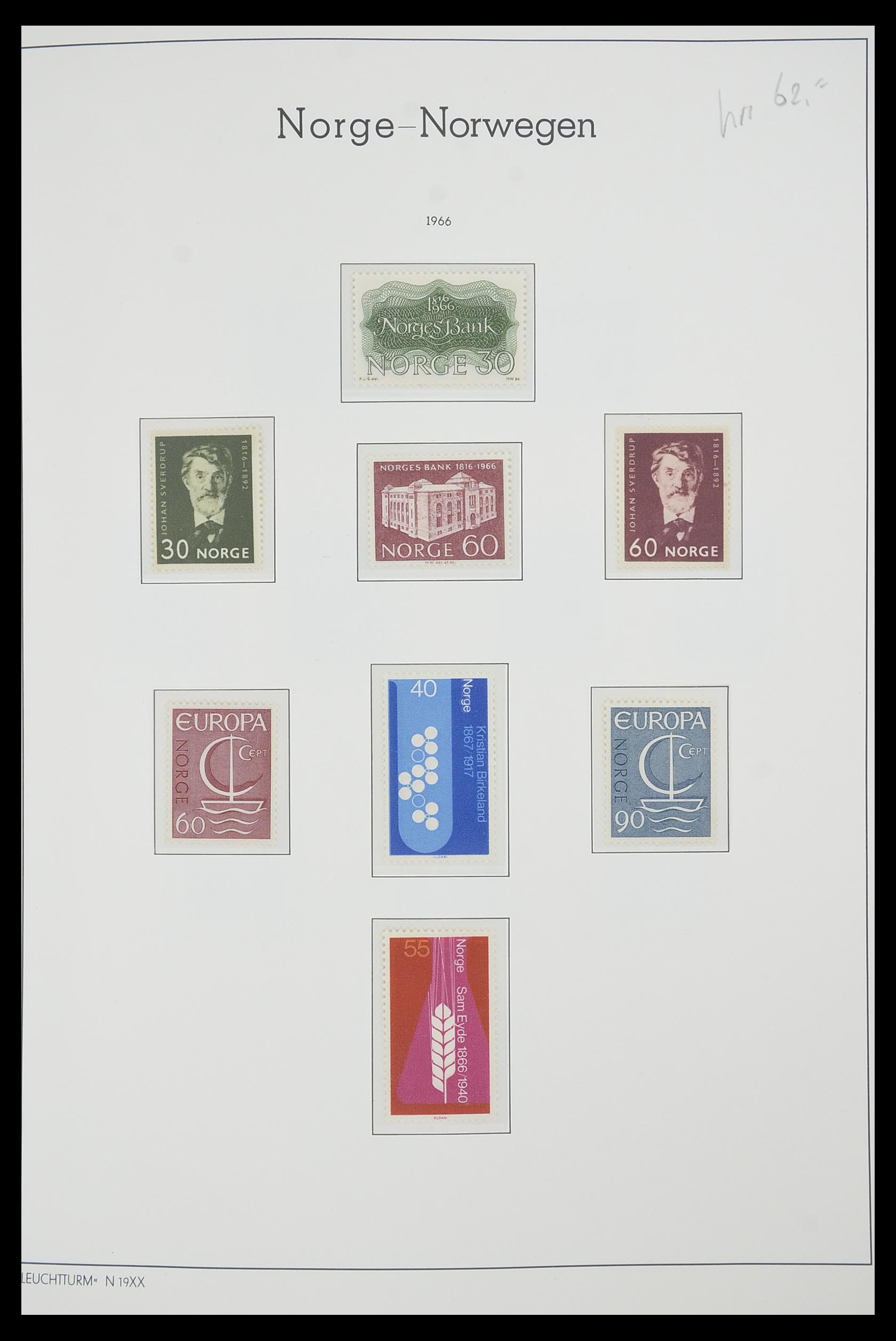 33661 054 - Postzegelverzameling 33661 Noorwegen 1856-2003.