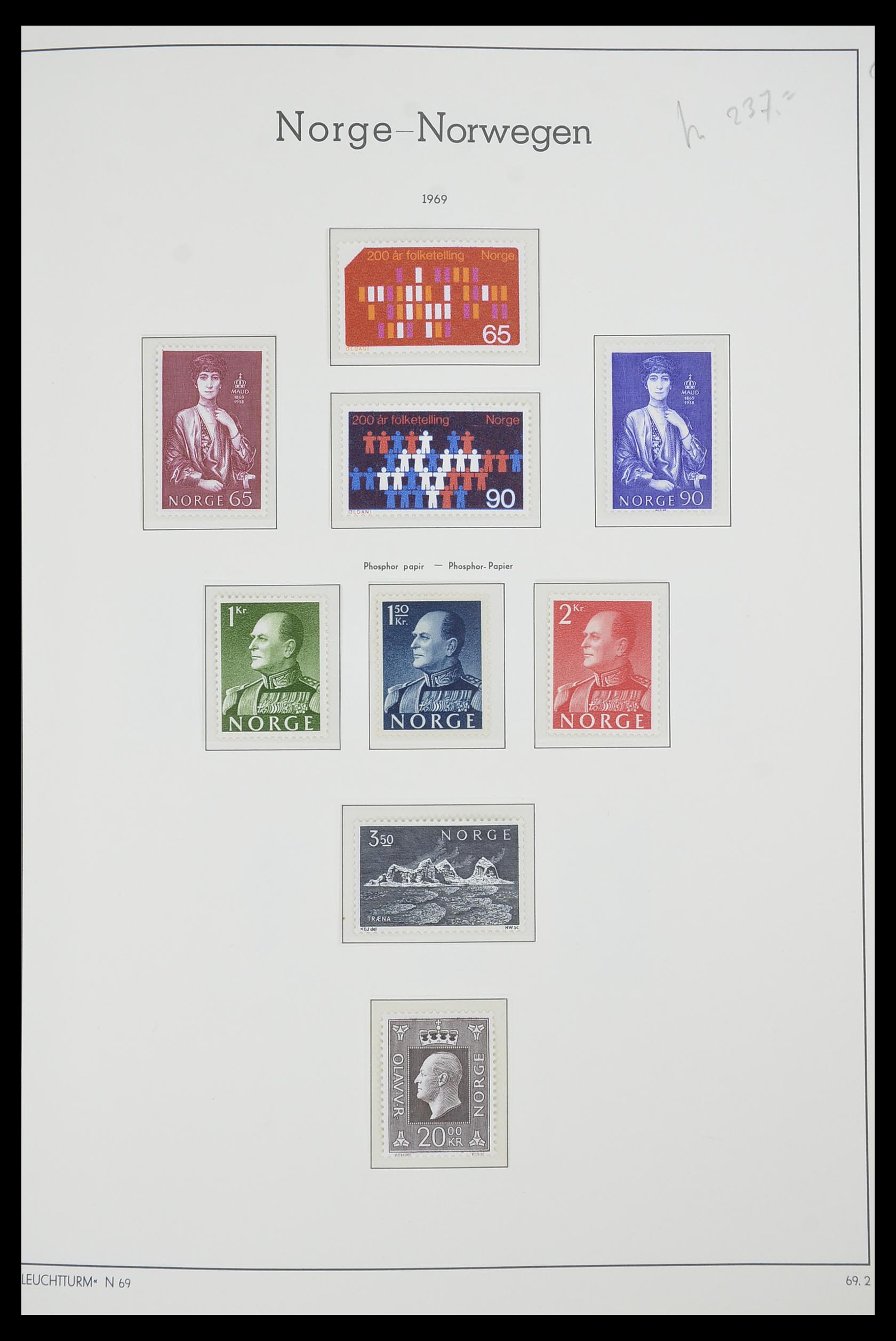 33661 059 - Postzegelverzameling 33661 Noorwegen 1856-2003.