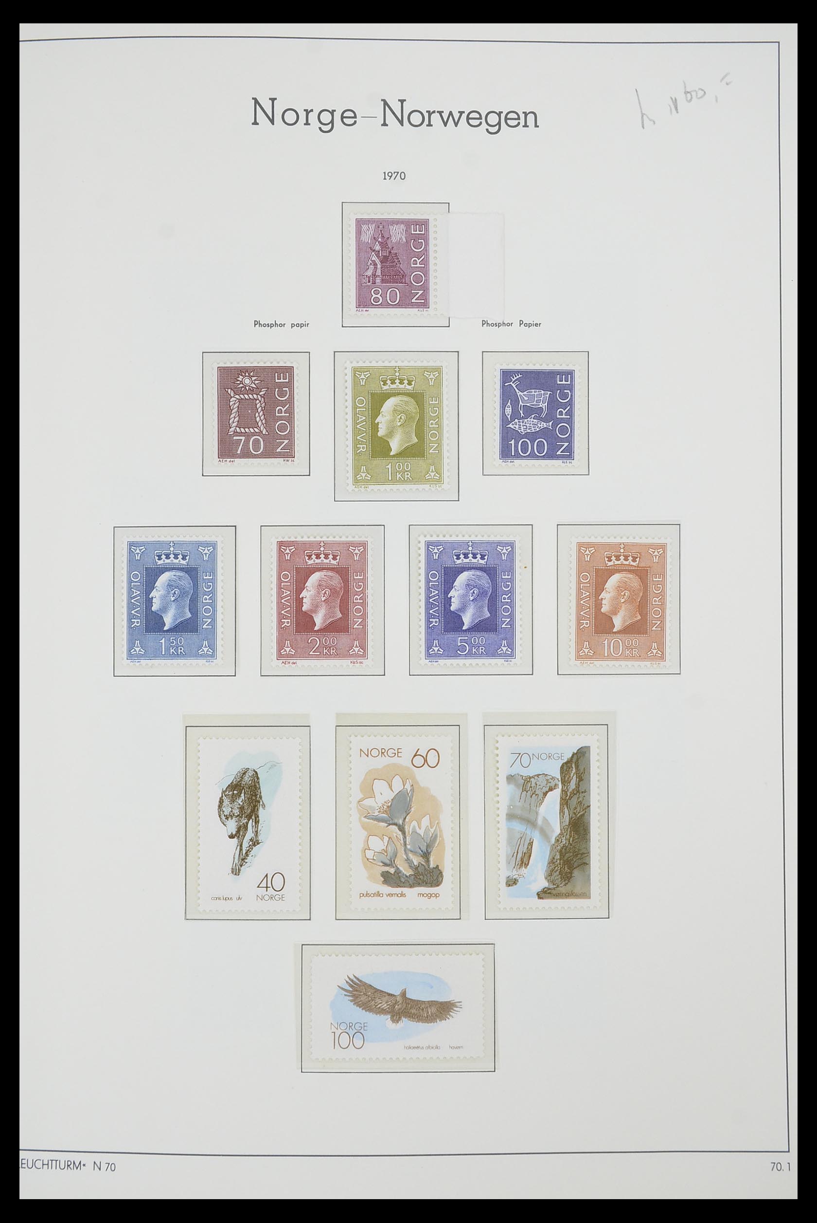 33661 060 - Postzegelverzameling 33661 Noorwegen 1856-2003.