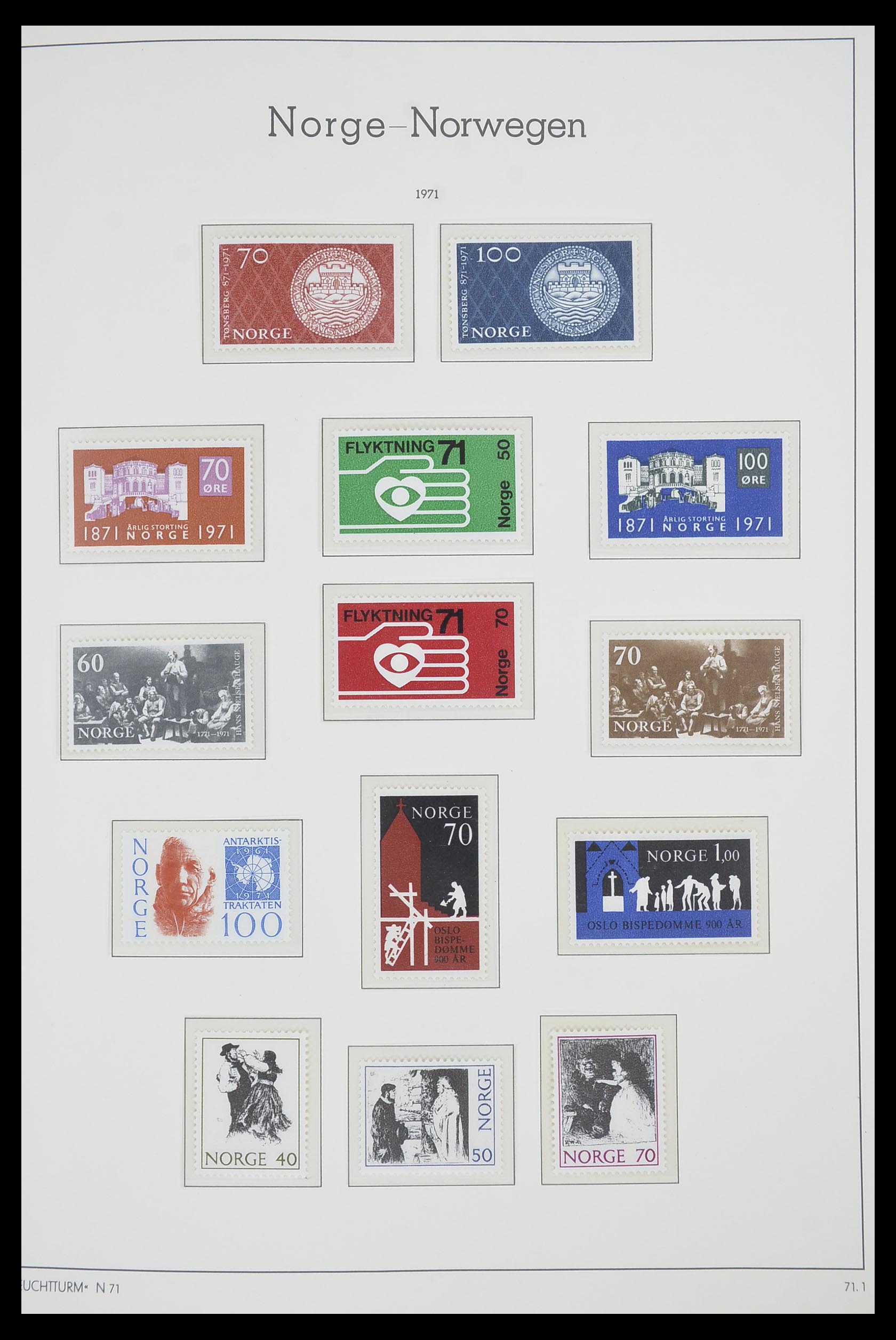 33661 062 - Postzegelverzameling 33661 Noorwegen 1856-2003.