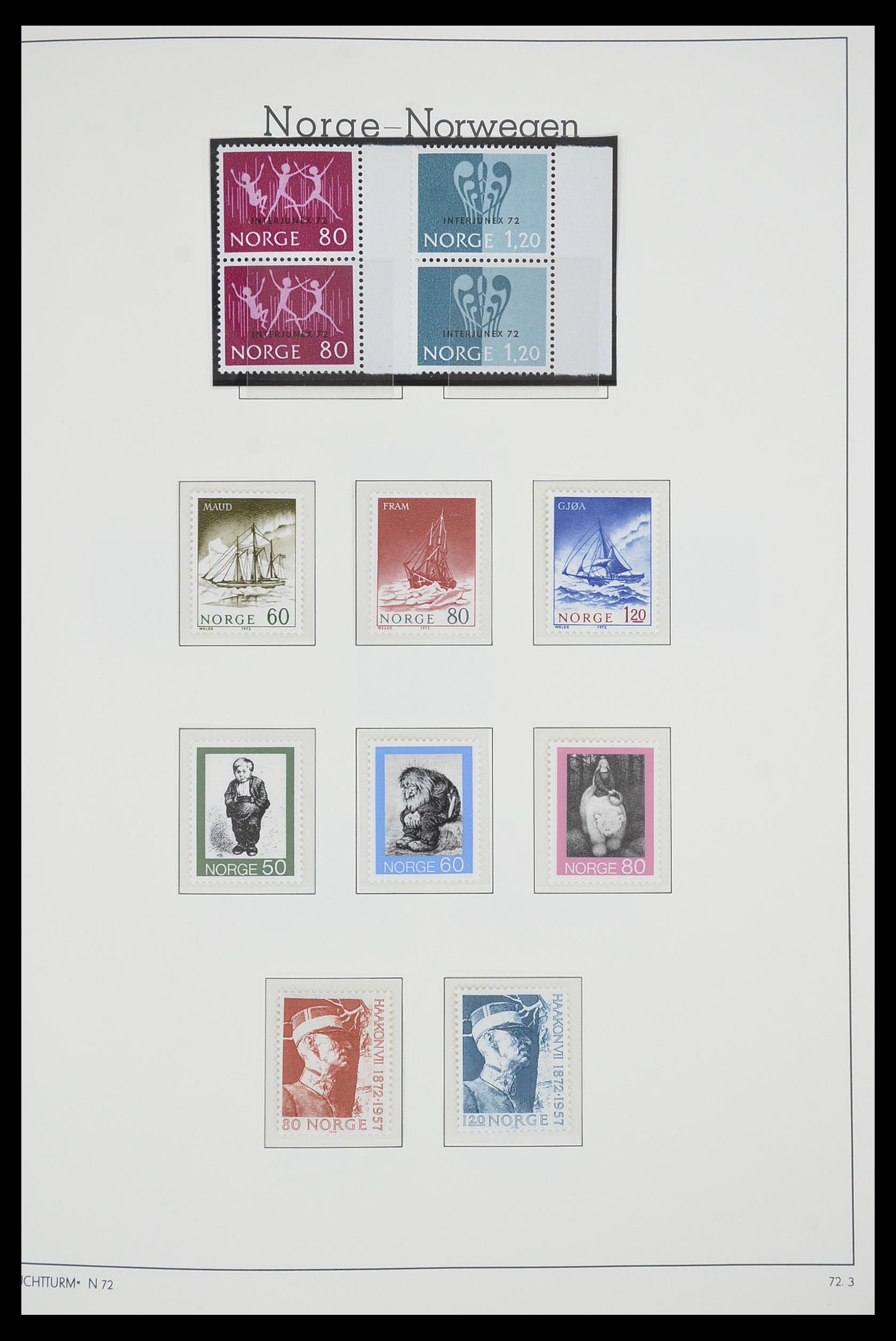 33661 065 - Postzegelverzameling 33661 Noorwegen 1856-2003.