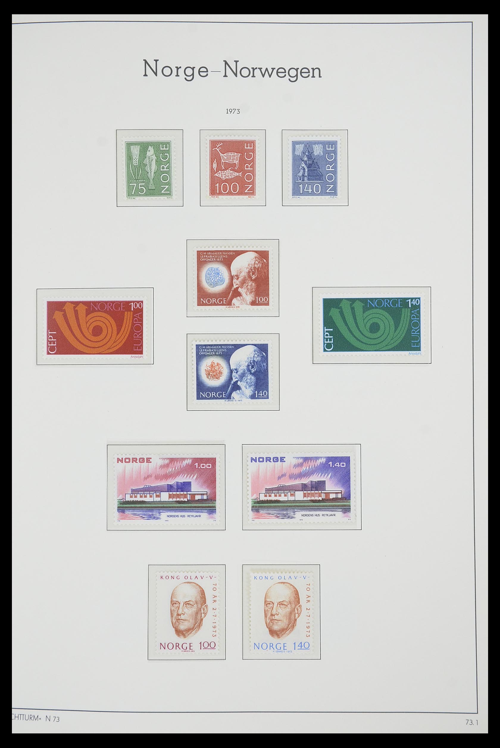 33661 066 - Postzegelverzameling 33661 Noorwegen 1856-2003.