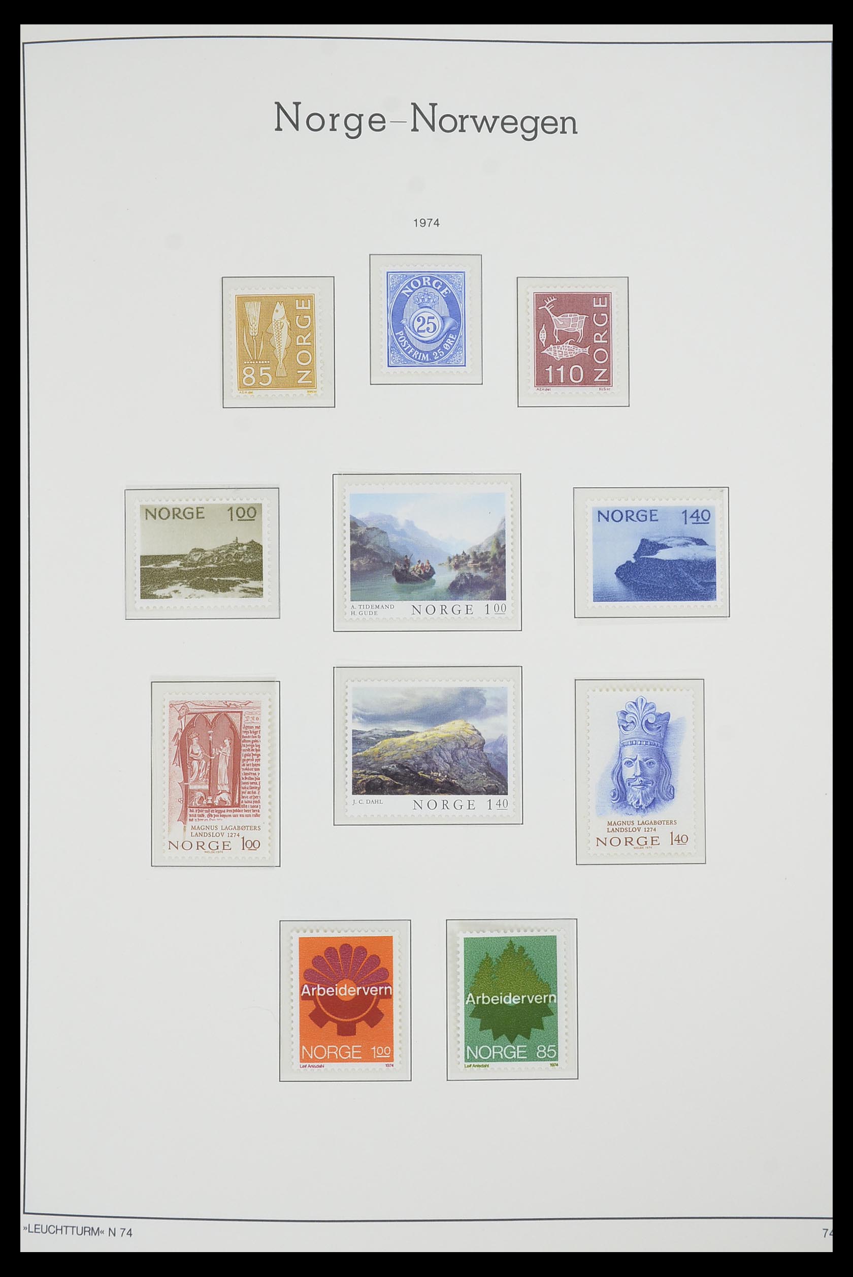 33661 068 - Postzegelverzameling 33661 Noorwegen 1856-2003.