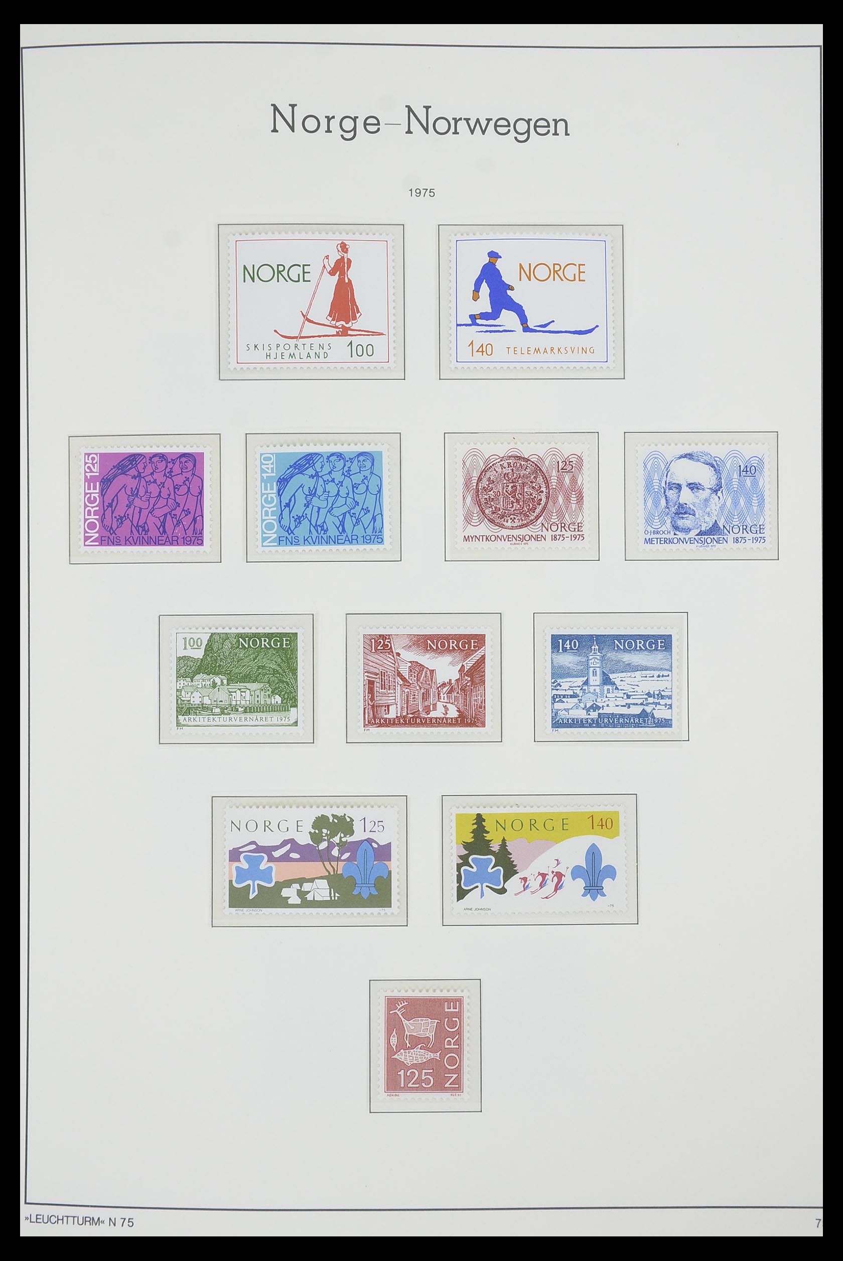 33661 070 - Postzegelverzameling 33661 Noorwegen 1856-2003.