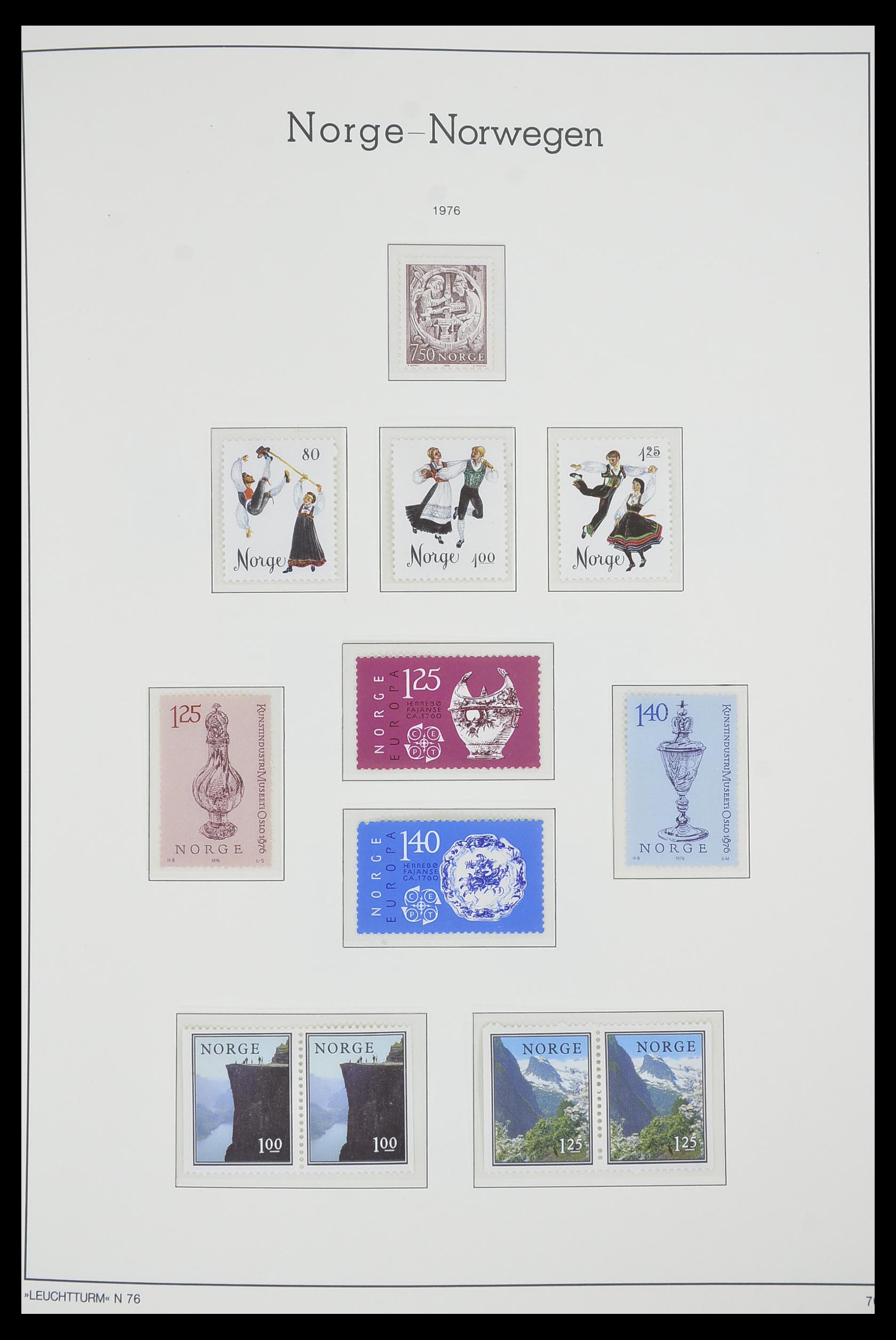 33661 072 - Postzegelverzameling 33661 Noorwegen 1856-2003.