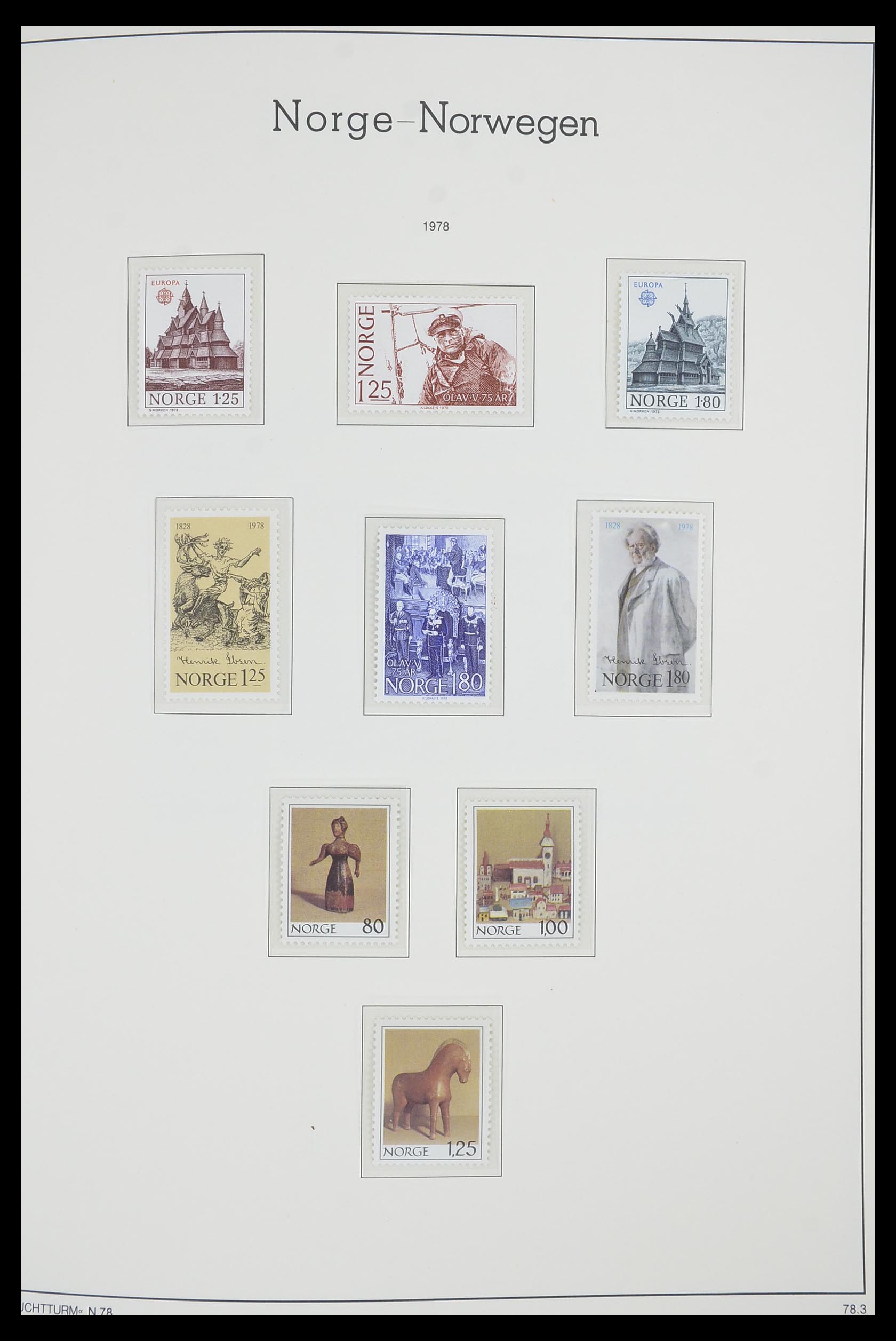 33661 079 - Postzegelverzameling 33661 Noorwegen 1856-2003.