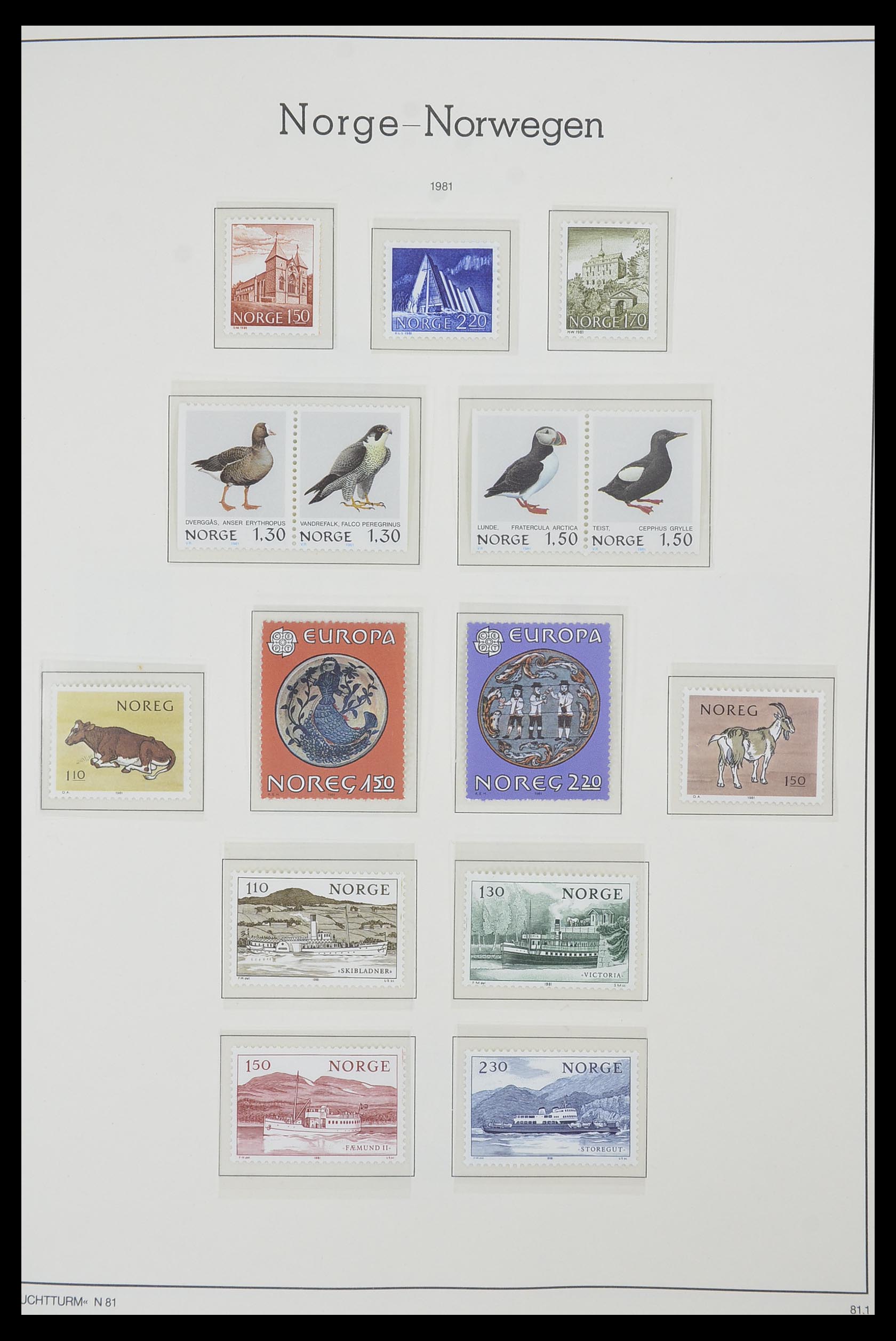 33661 086 - Stamp collection 33661 Norway 1856-2003.