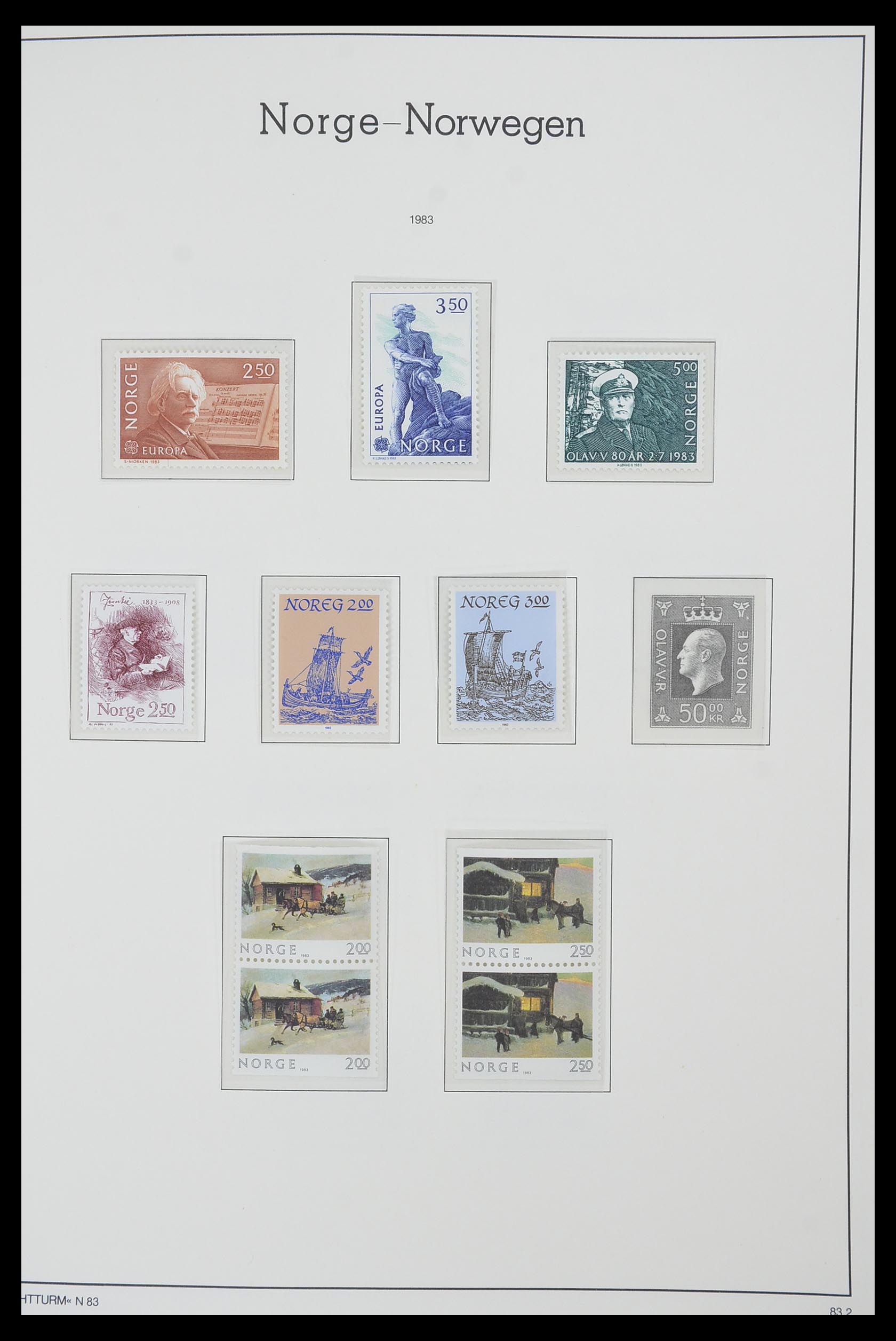 33661 091 - Stamp collection 33661 Norway 1856-2003.