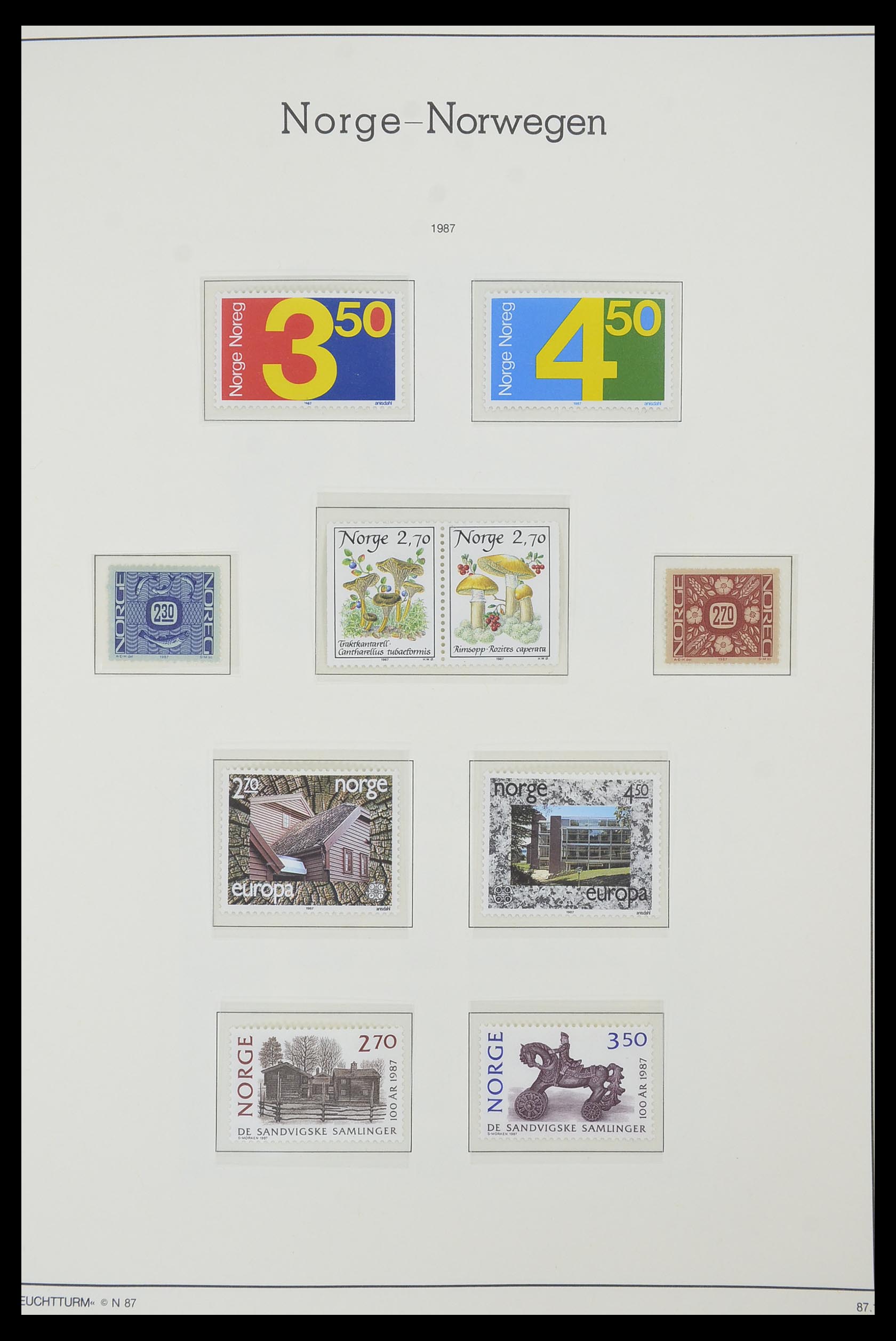 33661 094 - Stamp collection 33661 Norway 1856-2003.