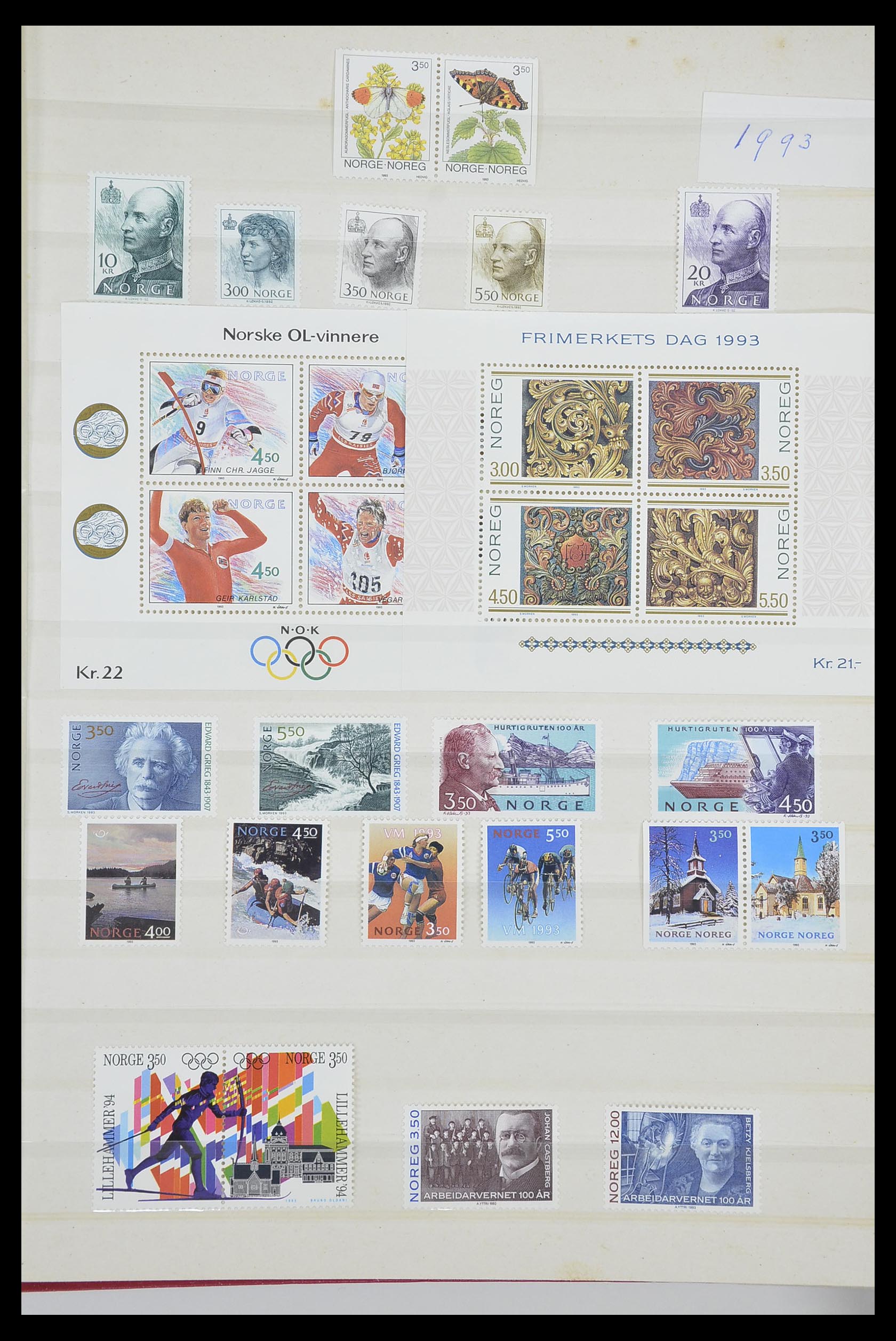 33661 366 - Postzegelverzameling 33661 Noorwegen 1856-2003.