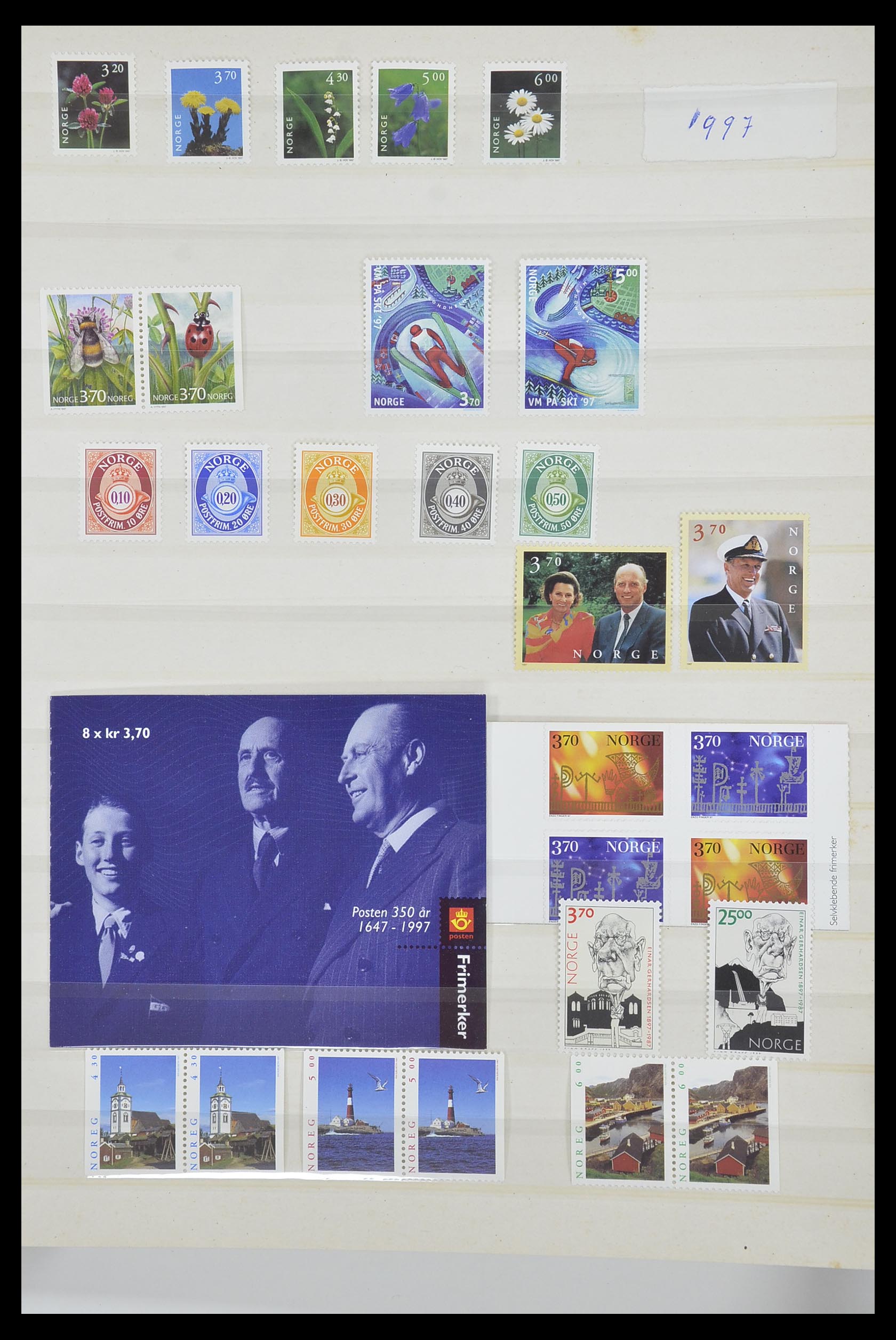 33661 370 - Postzegelverzameling 33661 Noorwegen 1856-2003.