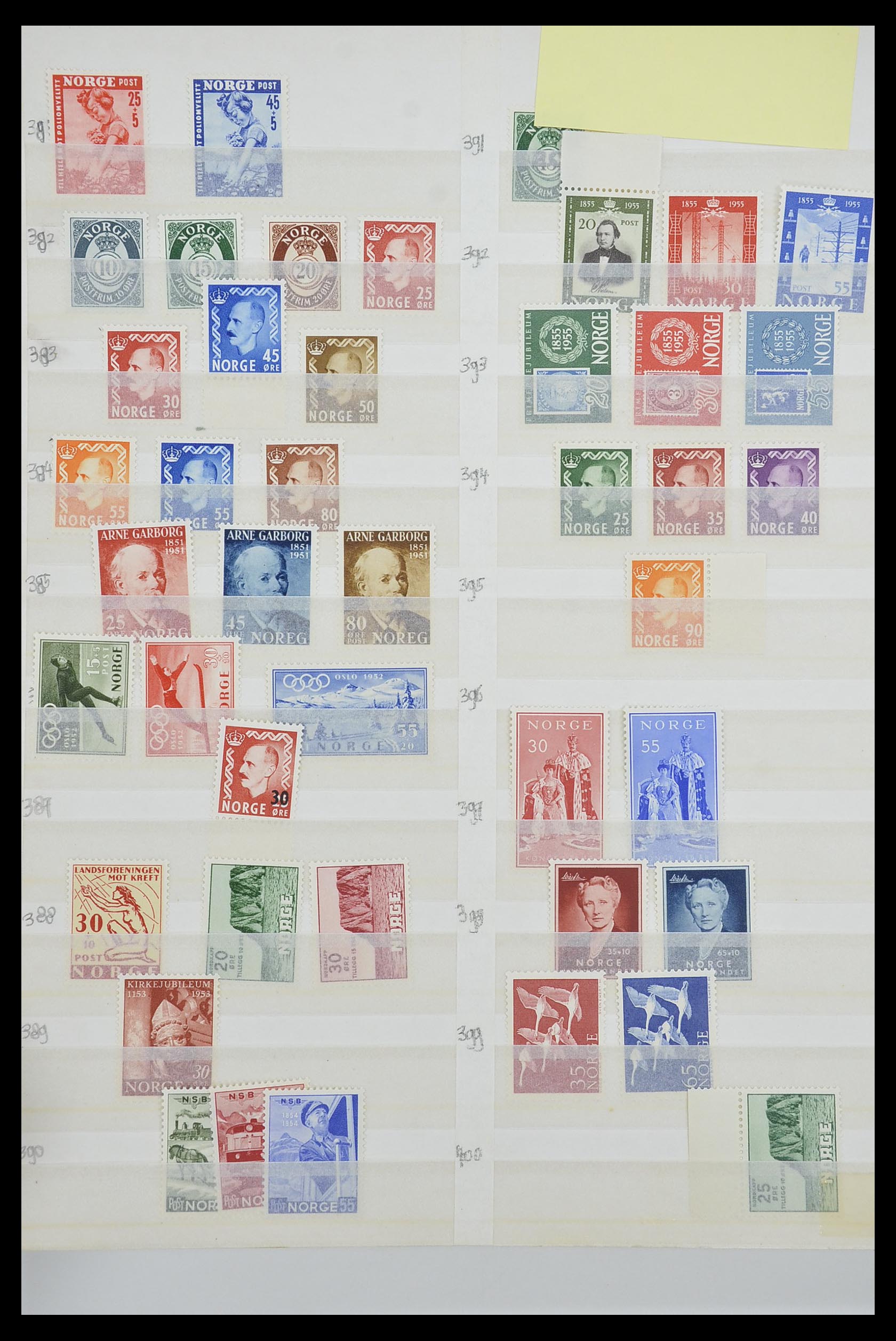33661 377 - Postzegelverzameling 33661 Noorwegen 1856-2003.