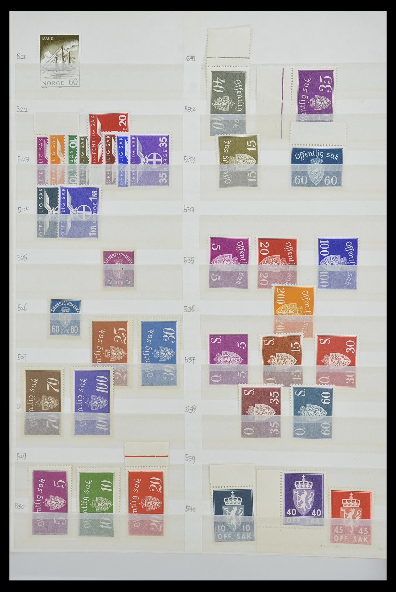 33661 384 - Postzegelverzameling 33661 Noorwegen 1856-2003.