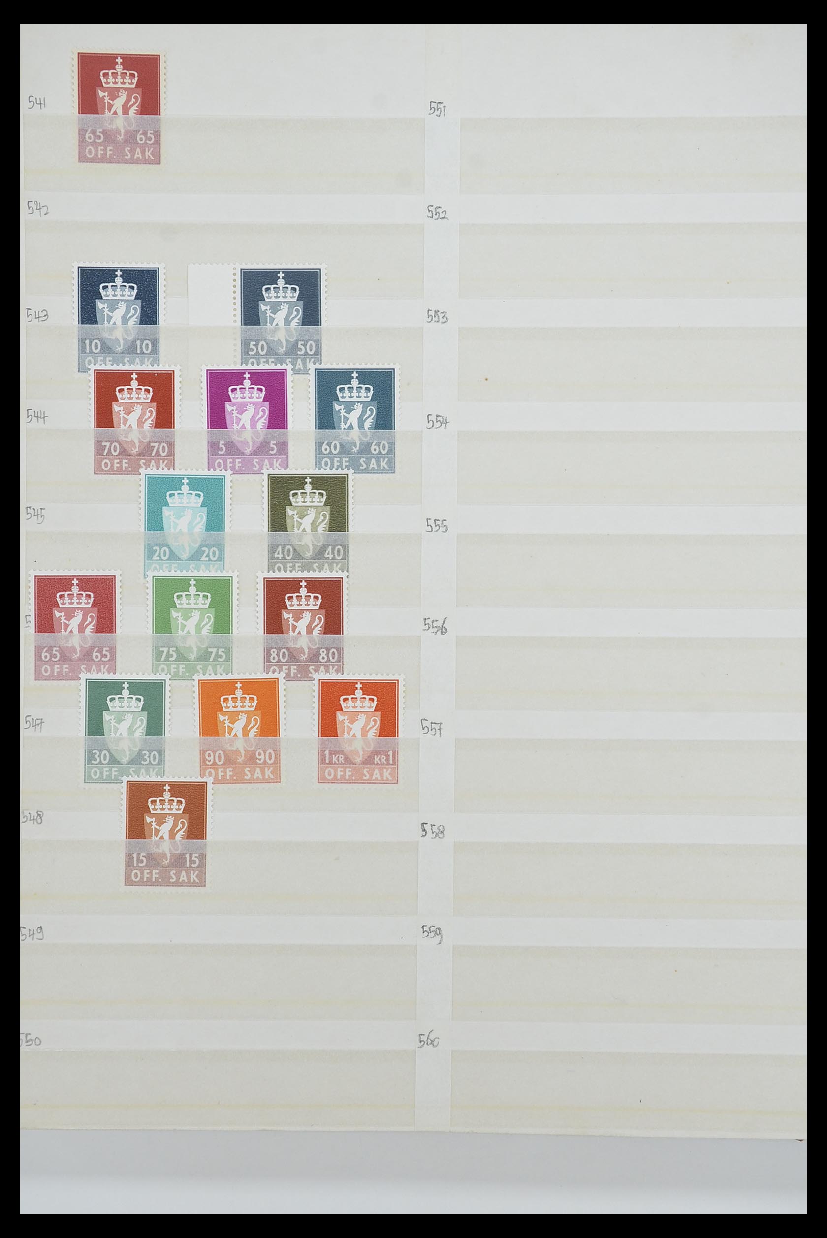 33661 385 - Postzegelverzameling 33661 Noorwegen 1856-2003.