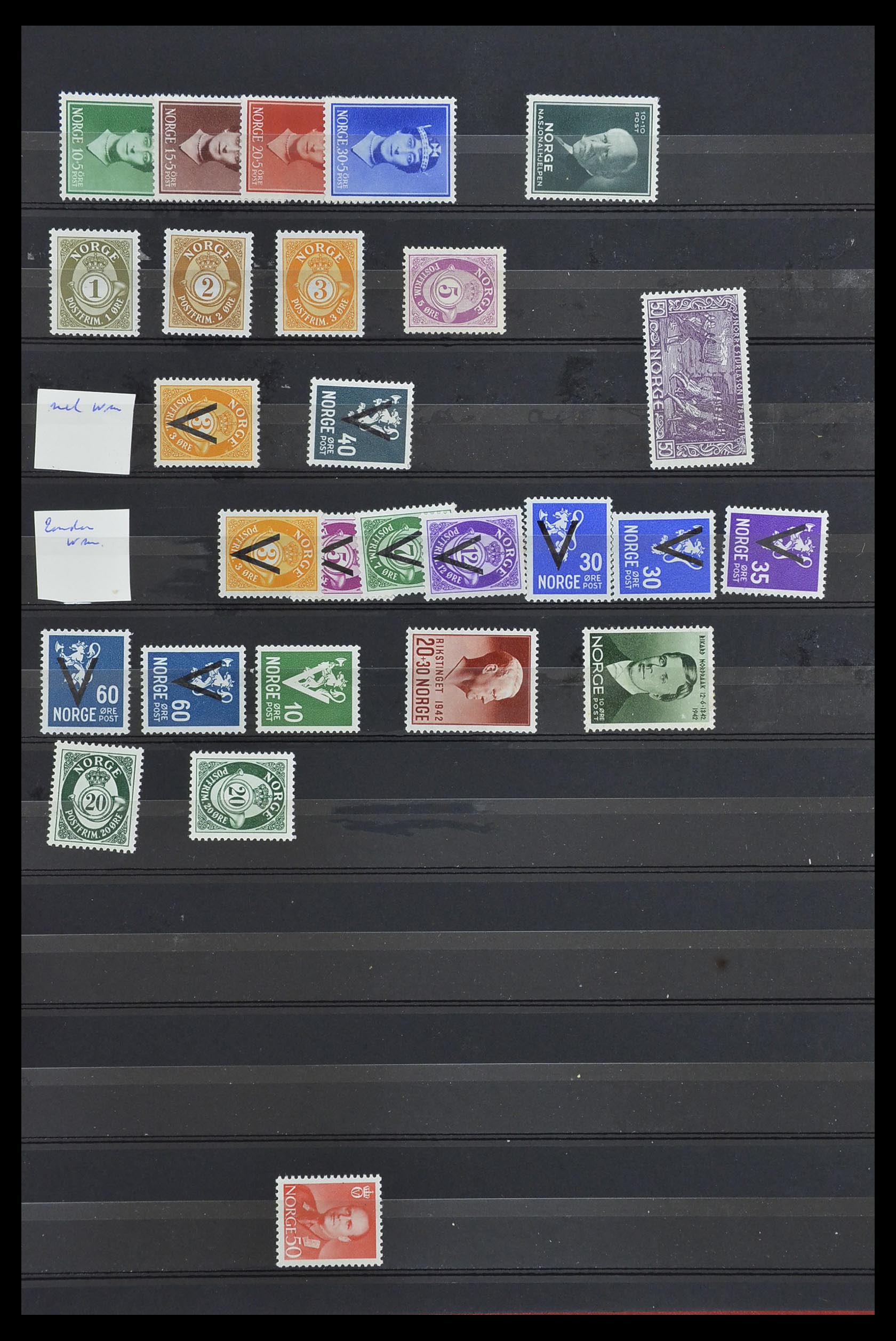 33661 388 - Postzegelverzameling 33661 Noorwegen 1856-2003.