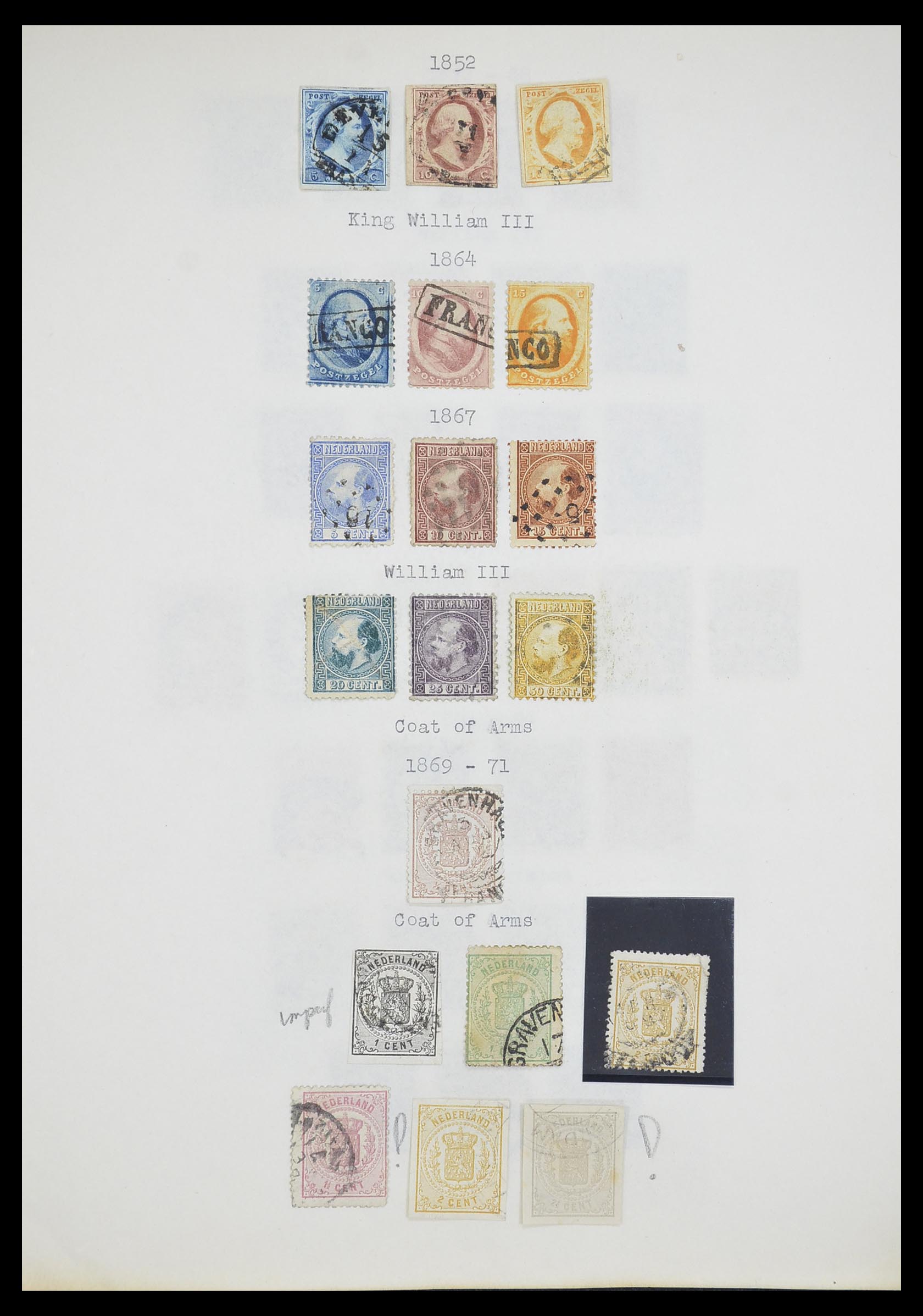 33662 001 - Postzegelverzameling 33662 Nederland 1852-1995.