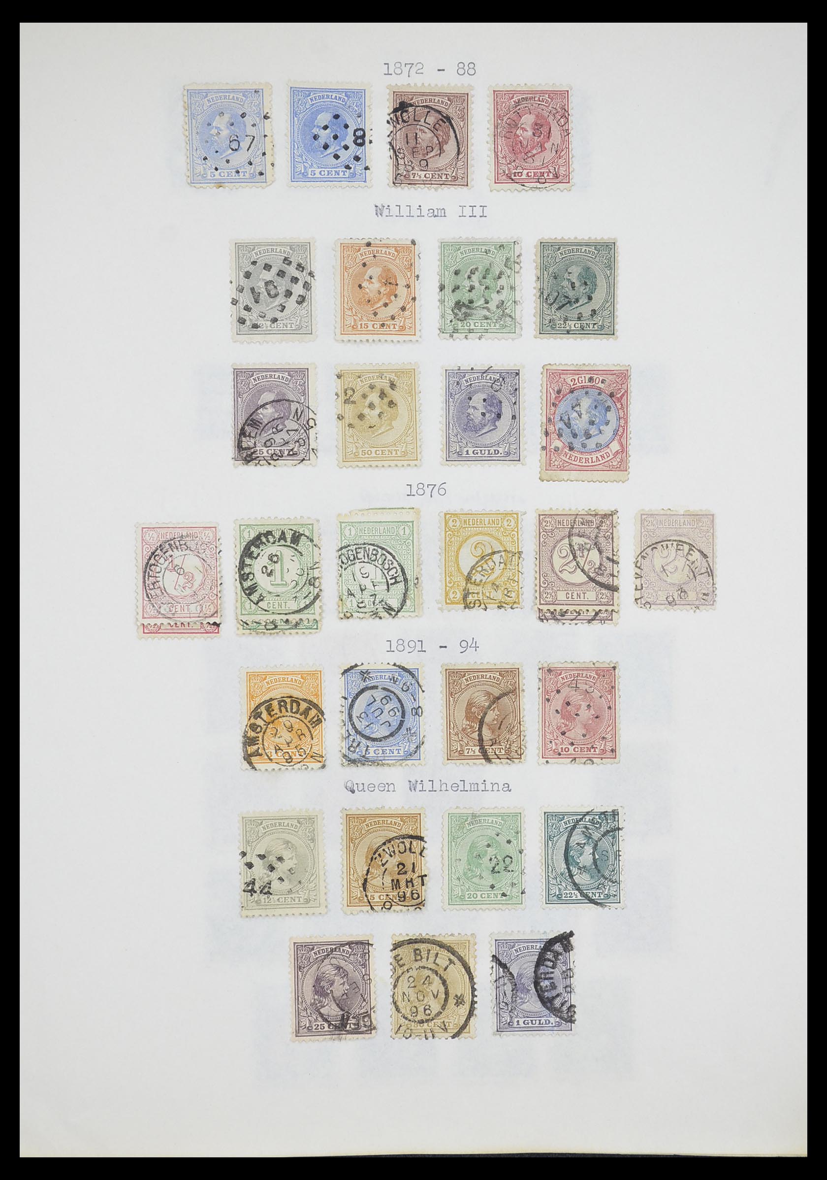 33662 002 - Postzegelverzameling 33662 Nederland 1852-1995.