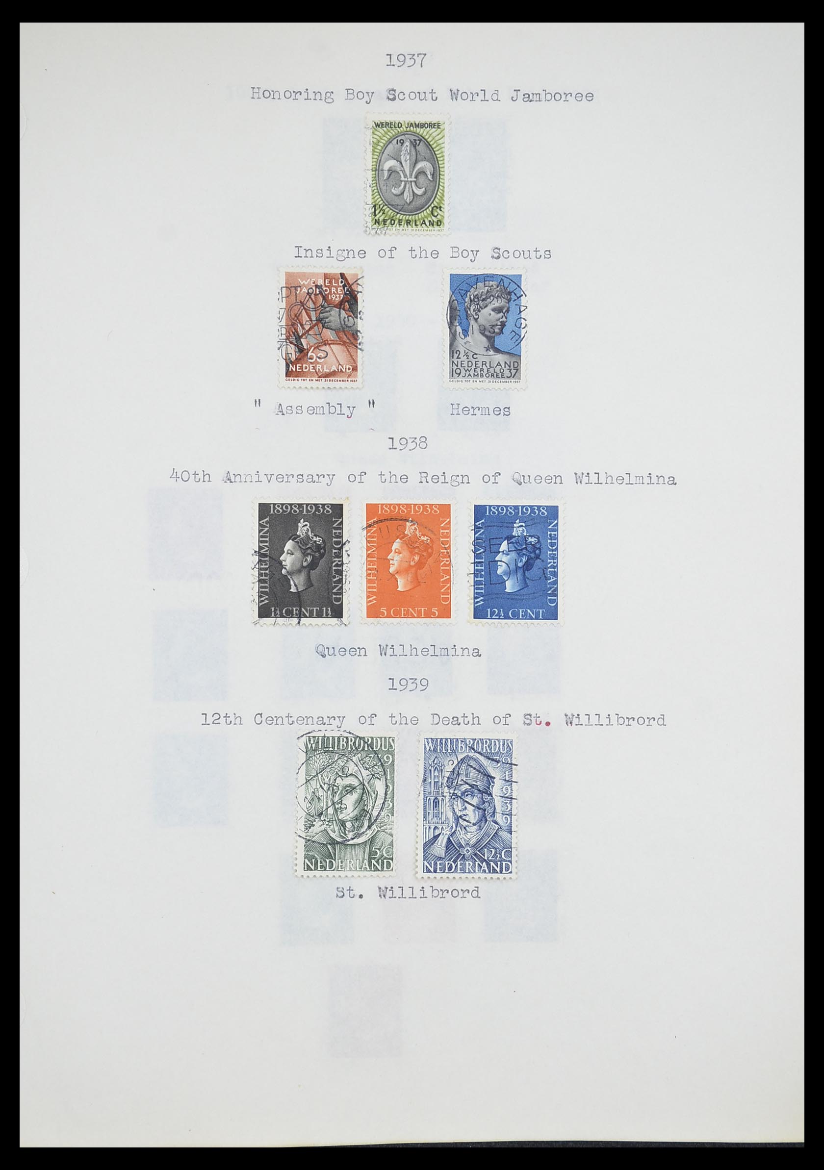 33662 012 - Postzegelverzameling 33662 Nederland 1852-1995.