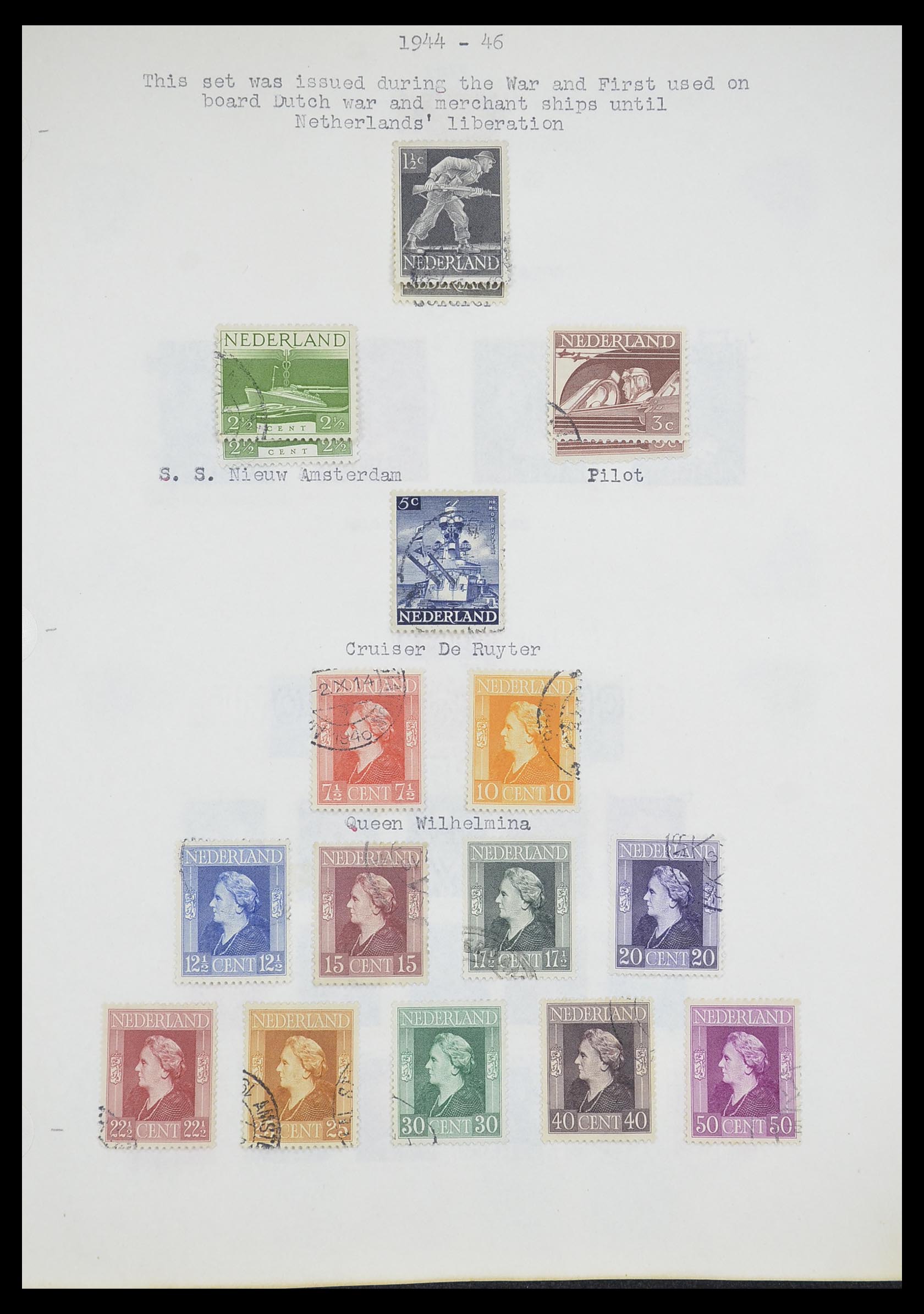 33662 016 - Postzegelverzameling 33662 Nederland 1852-1995.