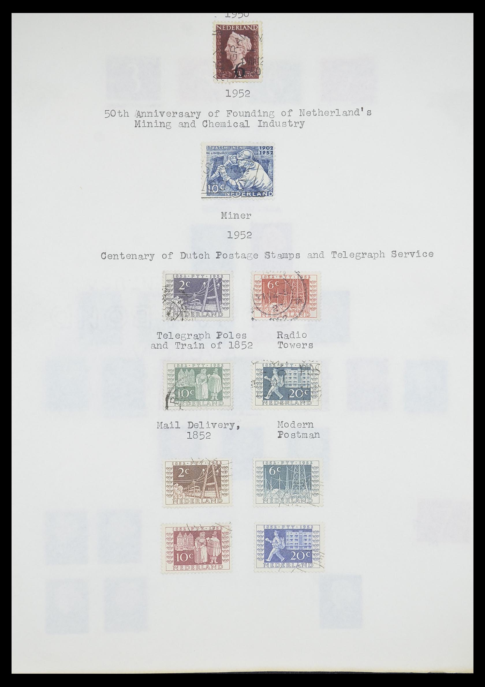 33662 021 - Stamp collection 33662 Netherlands 1852-1995.