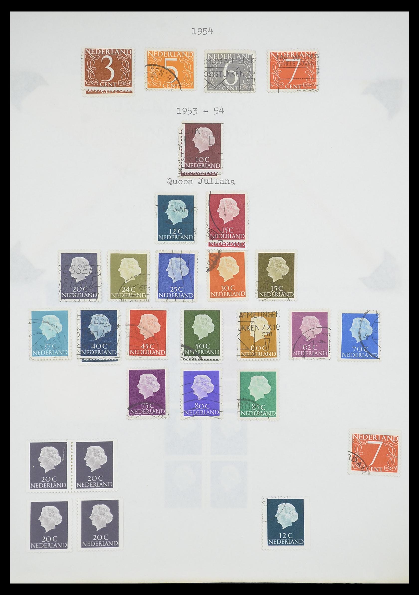 33662 022 - Postzegelverzameling 33662 Nederland 1852-1995.