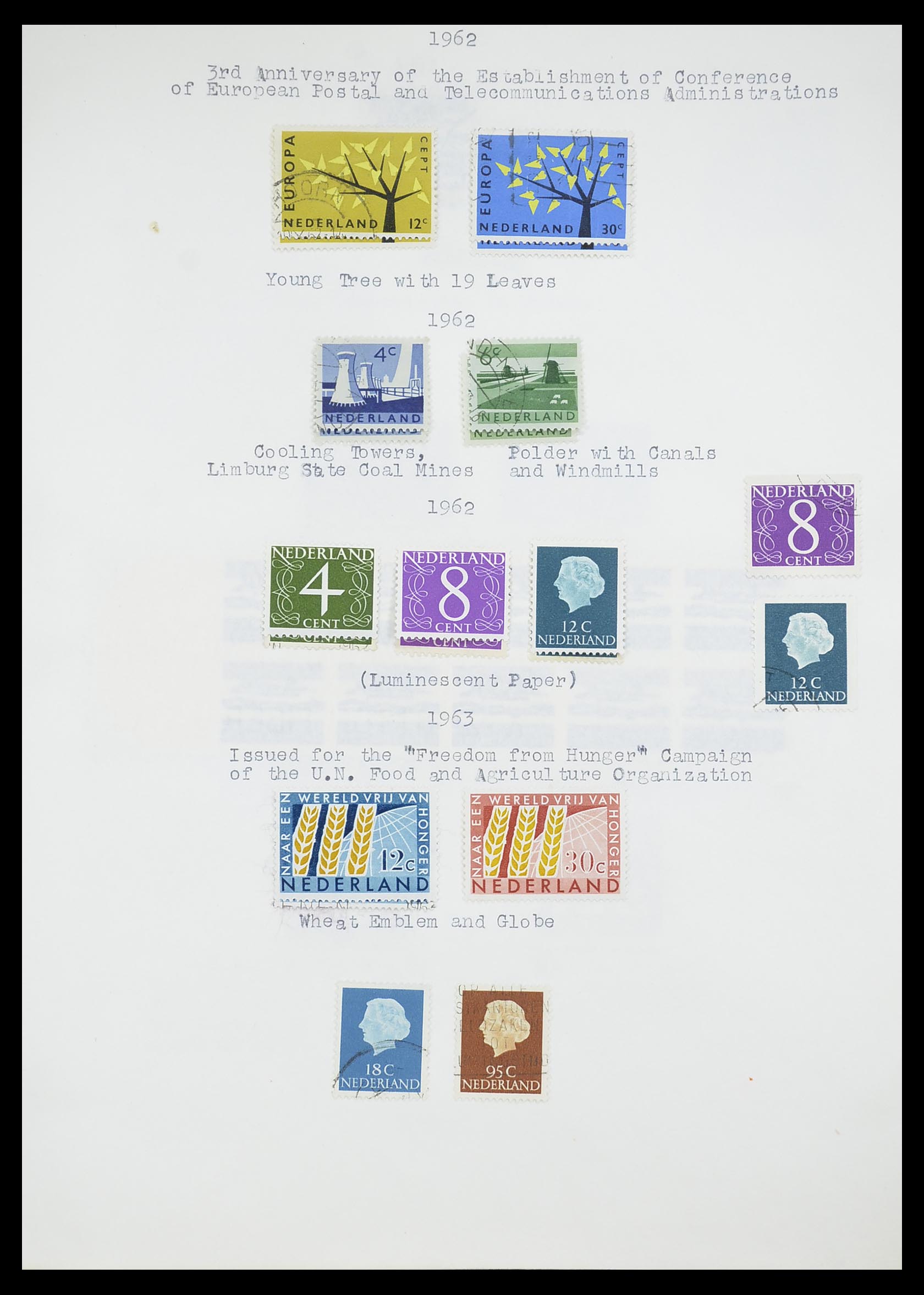 33662 030 - Stamp collection 33662 Netherlands 1852-1995.