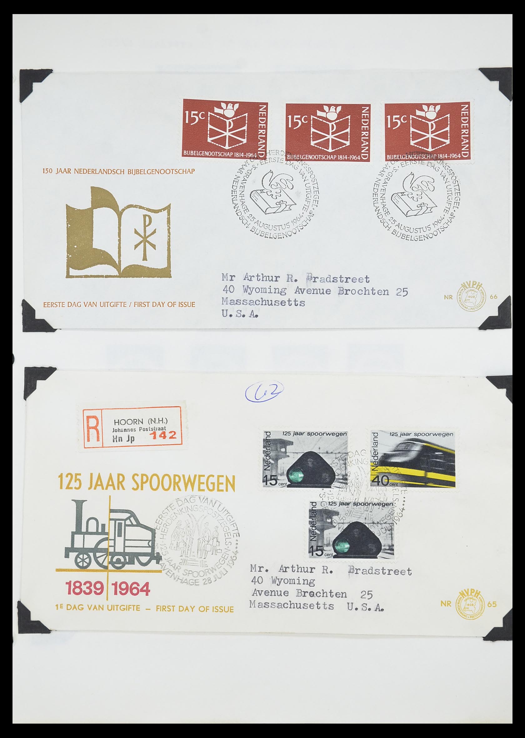 33662 035 - Stamp collection 33662 Netherlands 1852-1995.