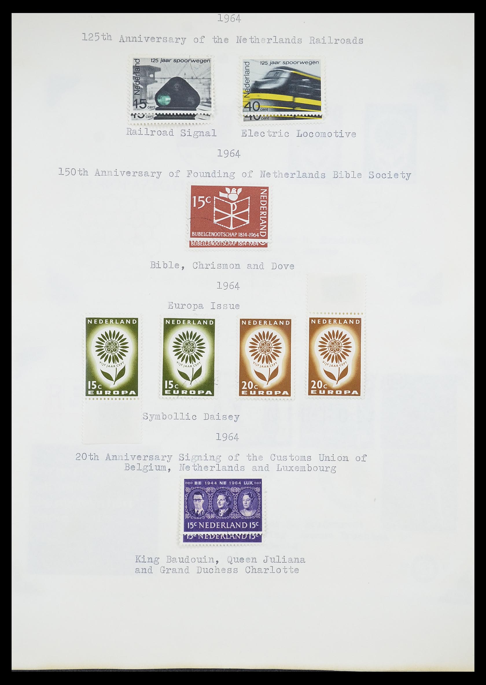 33662 037 - Postzegelverzameling 33662 Nederland 1852-1995.