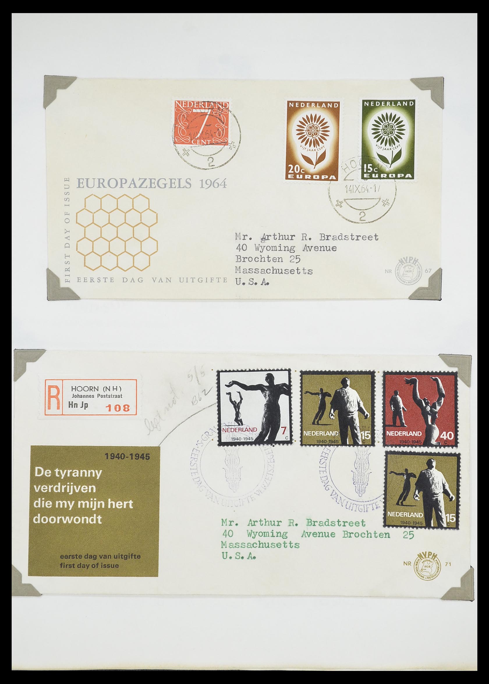 33662 038 - Postzegelverzameling 33662 Nederland 1852-1995.