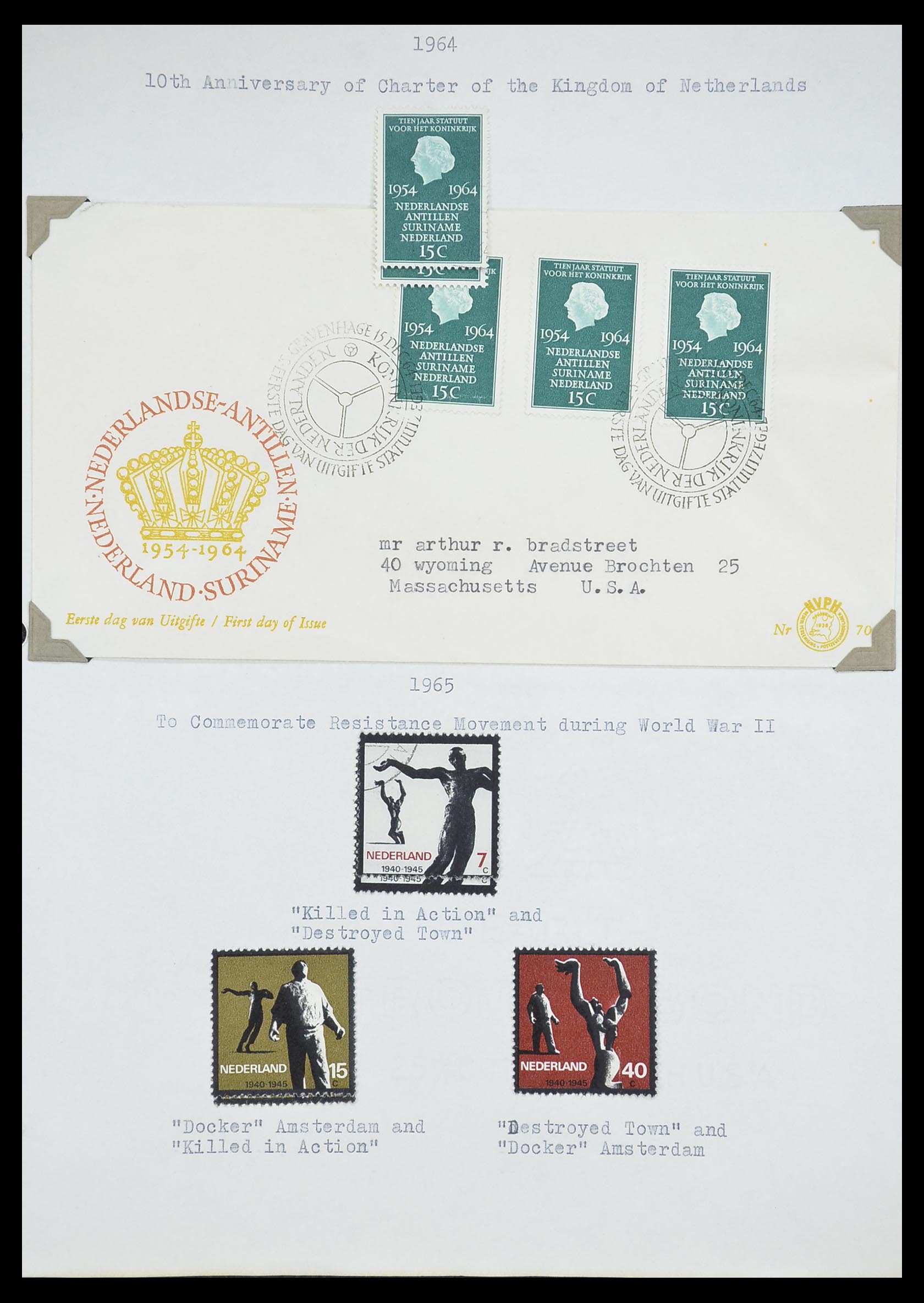 33662 039 - Postzegelverzameling 33662 Nederland 1852-1995.