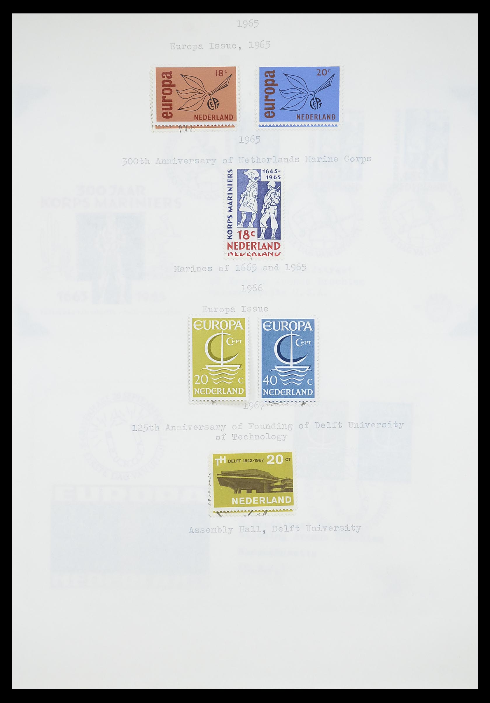 33662 042 - Postzegelverzameling 33662 Nederland 1852-1995.