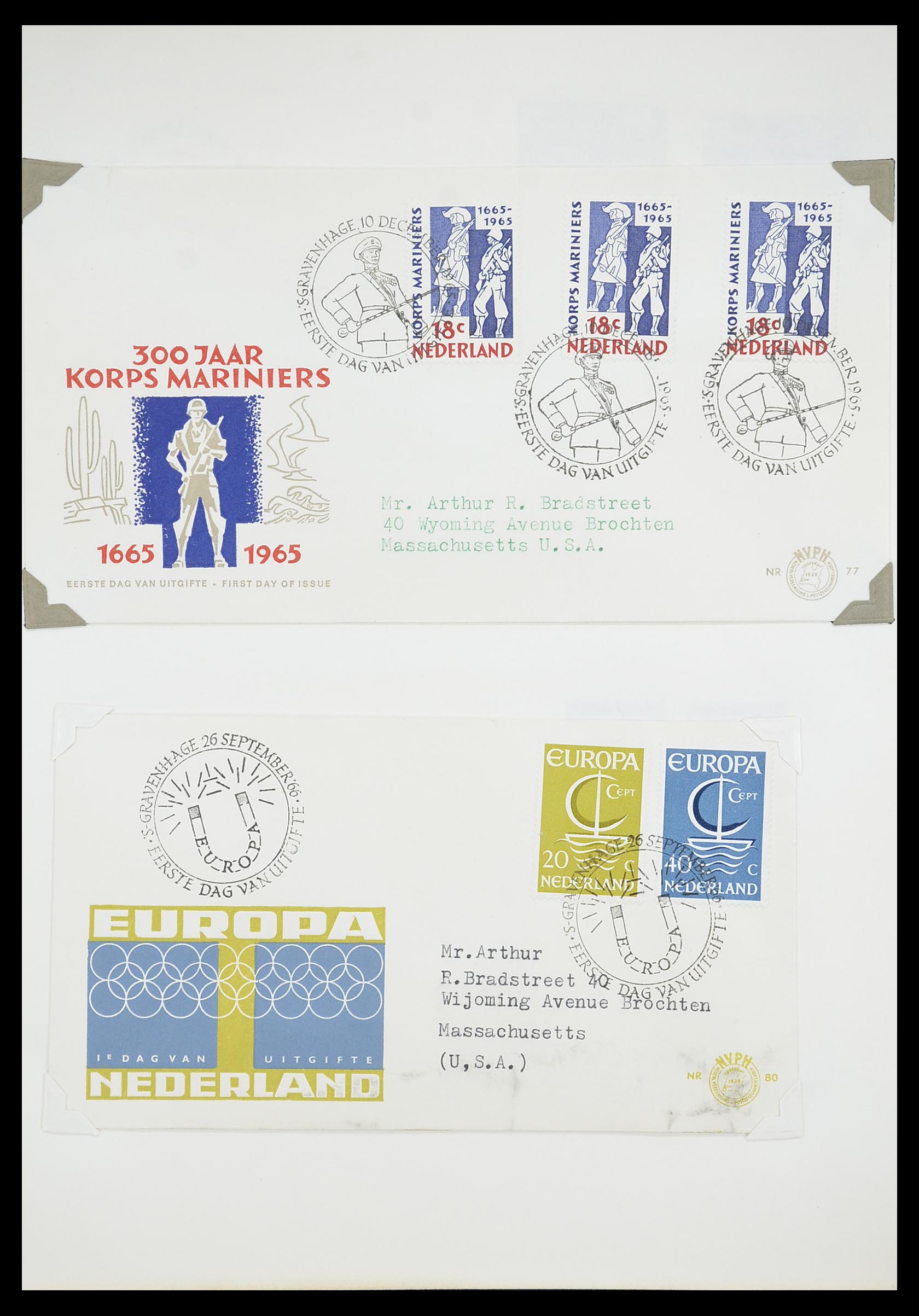 33662 043 - Postzegelverzameling 33662 Nederland 1852-1995.