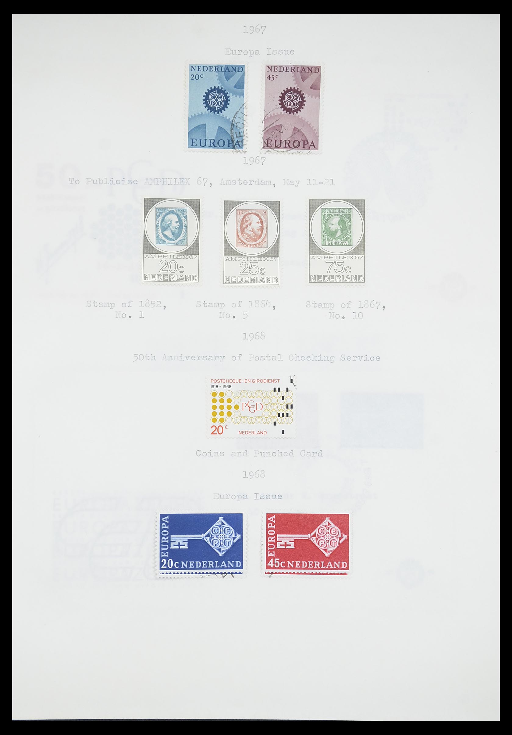 33662 045 - Postzegelverzameling 33662 Nederland 1852-1995.
