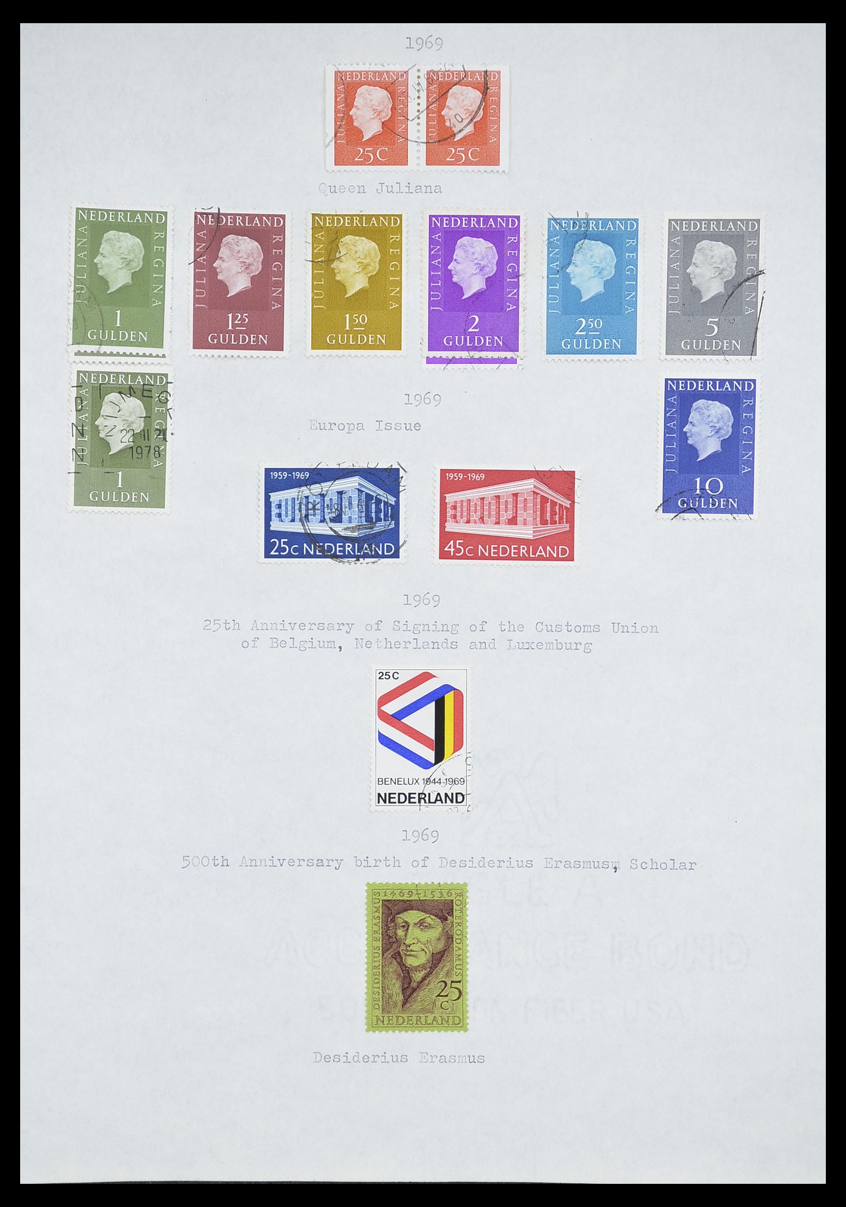 33662 050 - Postzegelverzameling 33662 Nederland 1852-1995.