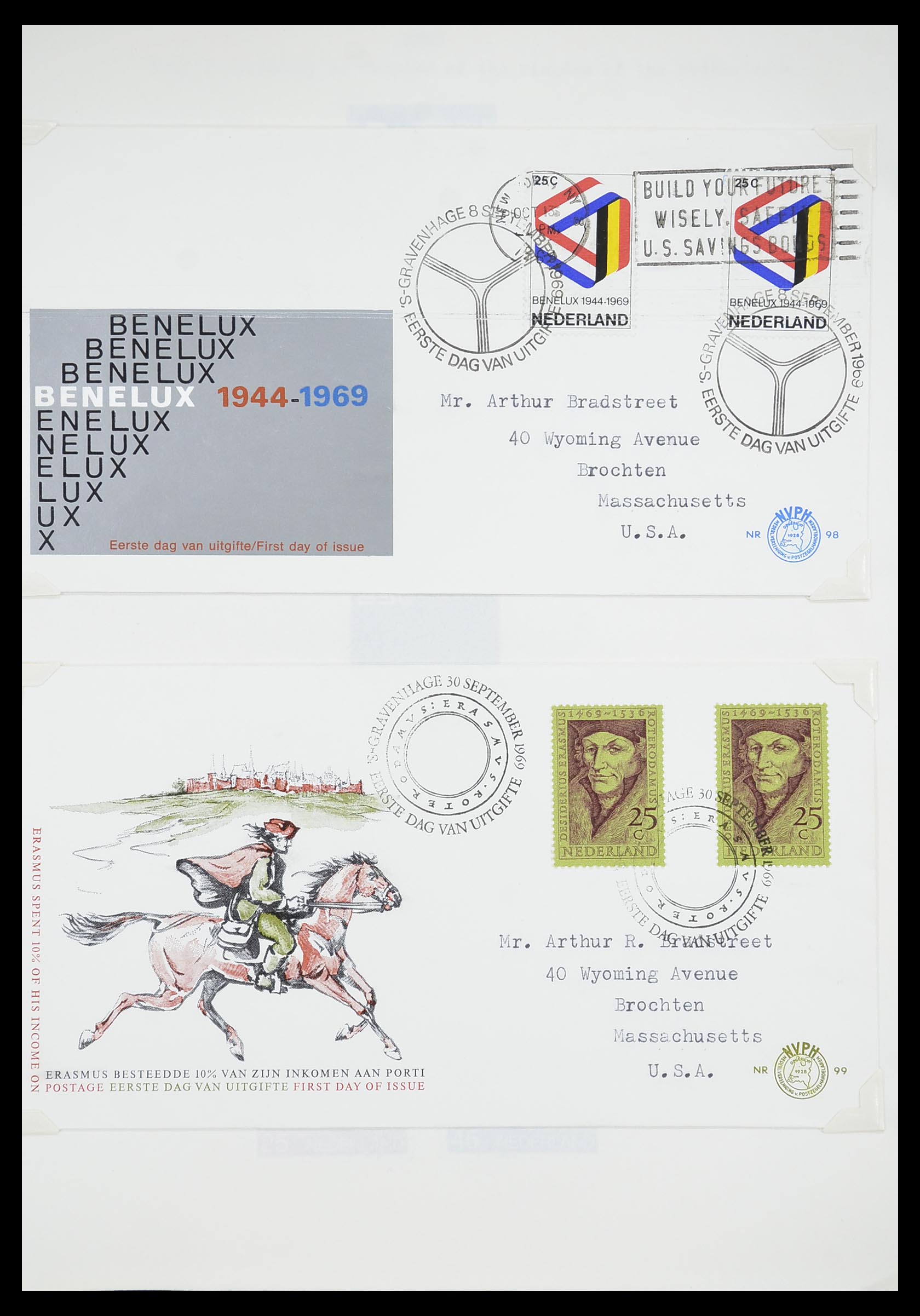 33662 051 - Postzegelverzameling 33662 Nederland 1852-1995.
