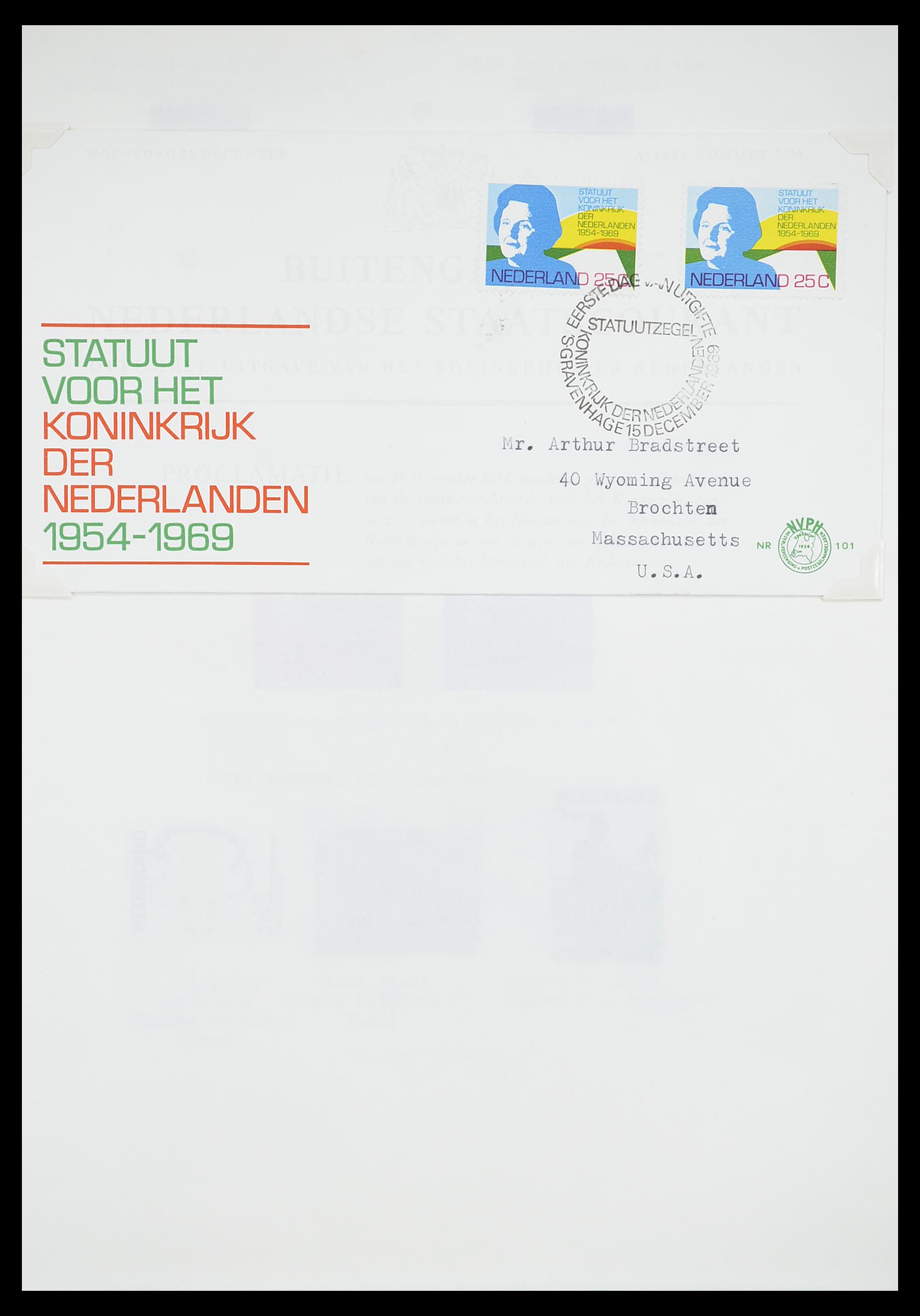 33662 053 - Postzegelverzameling 33662 Nederland 1852-1995.