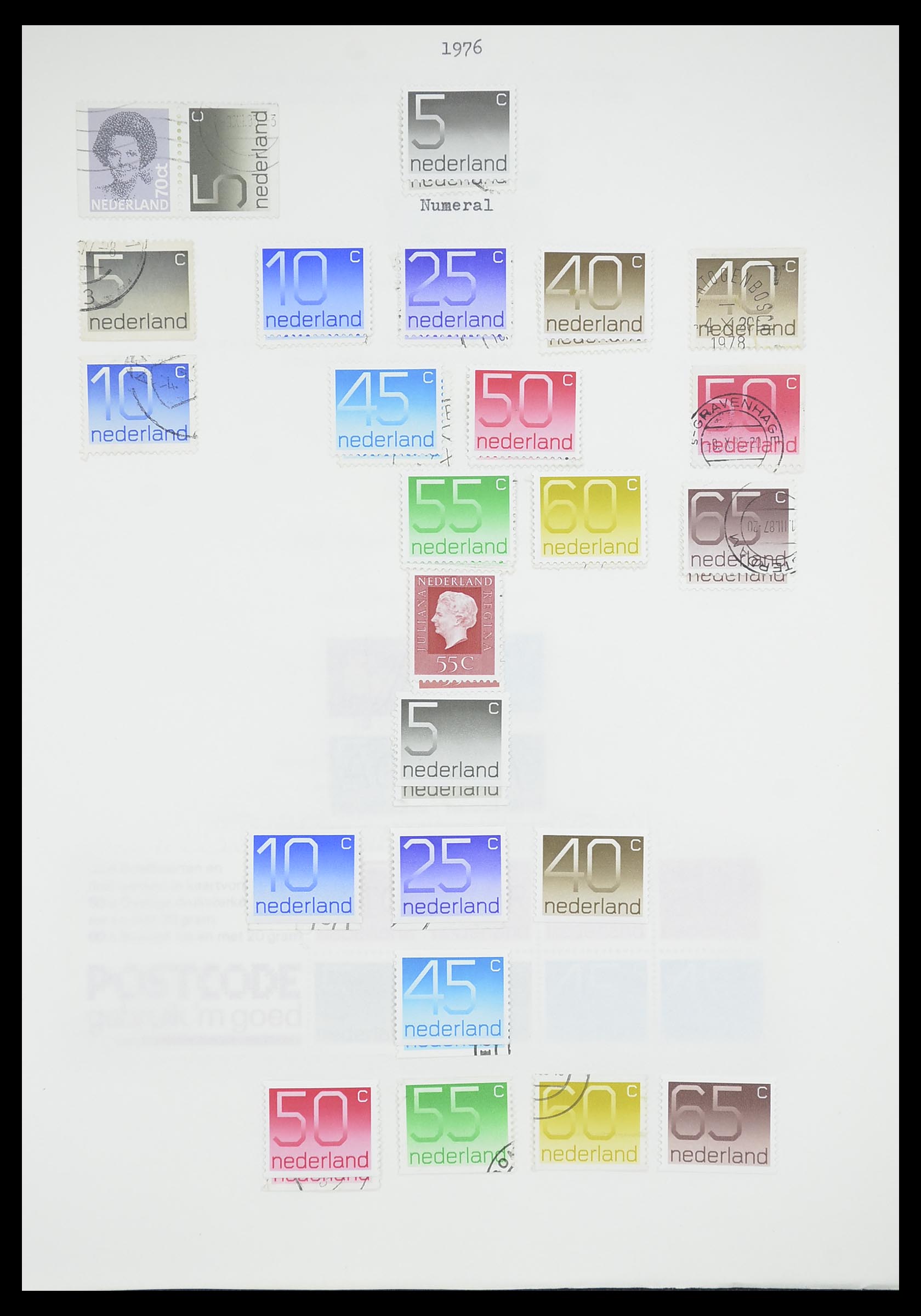 33662 065 - Postzegelverzameling 33662 Nederland 1852-1995.