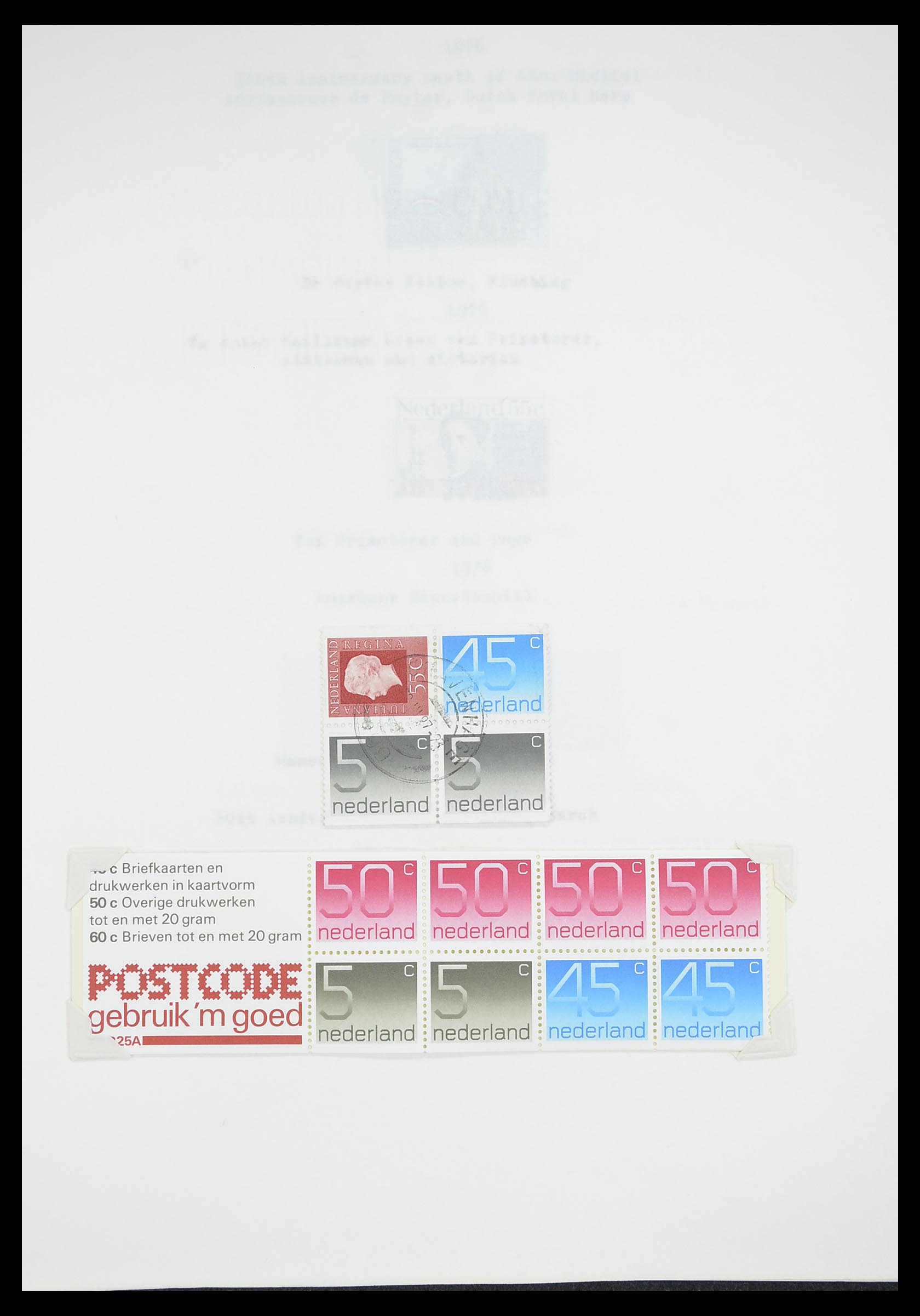 33662 066 - Postzegelverzameling 33662 Nederland 1852-1995.