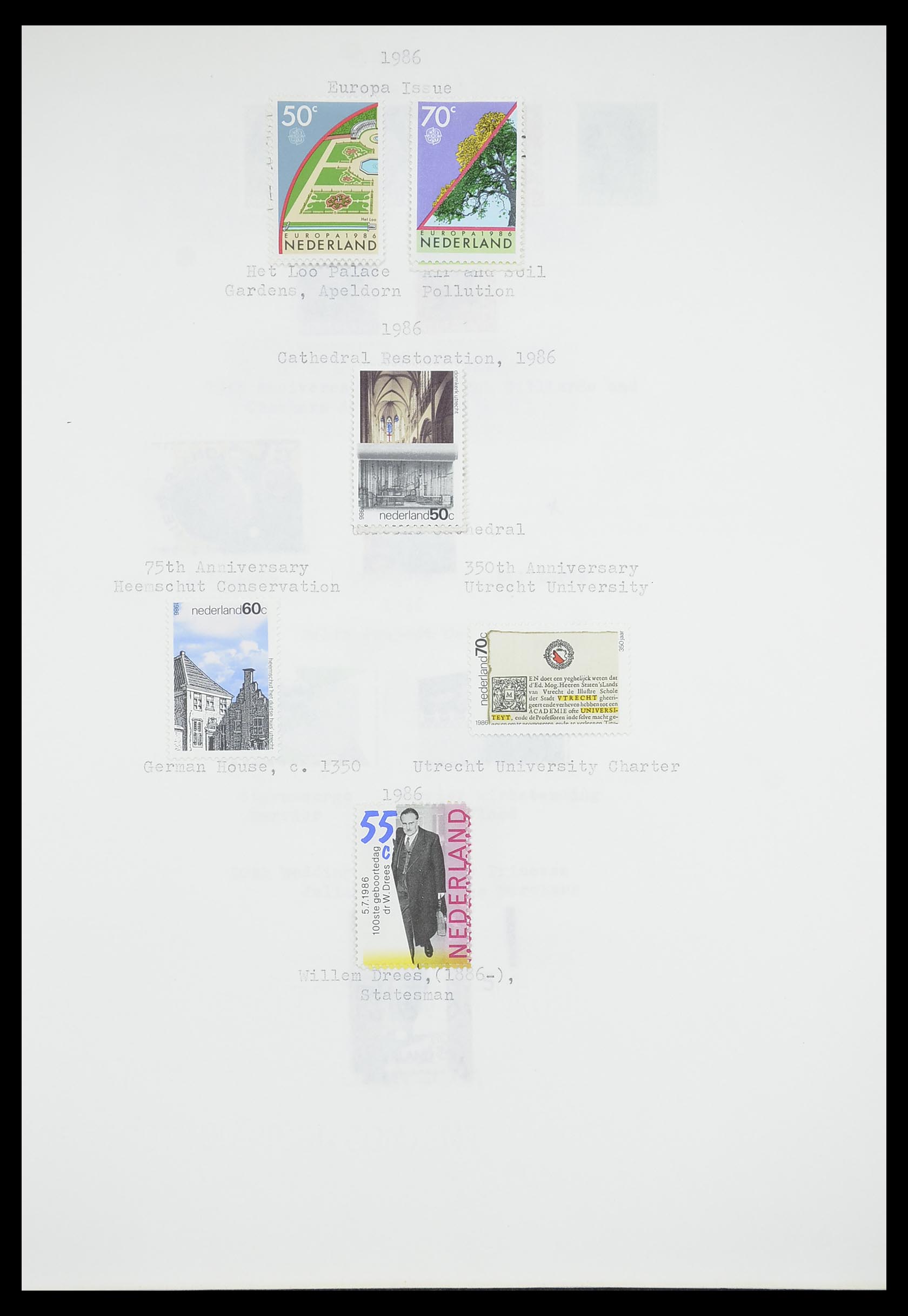 33662 088 - Postzegelverzameling 33662 Nederland 1852-1995.