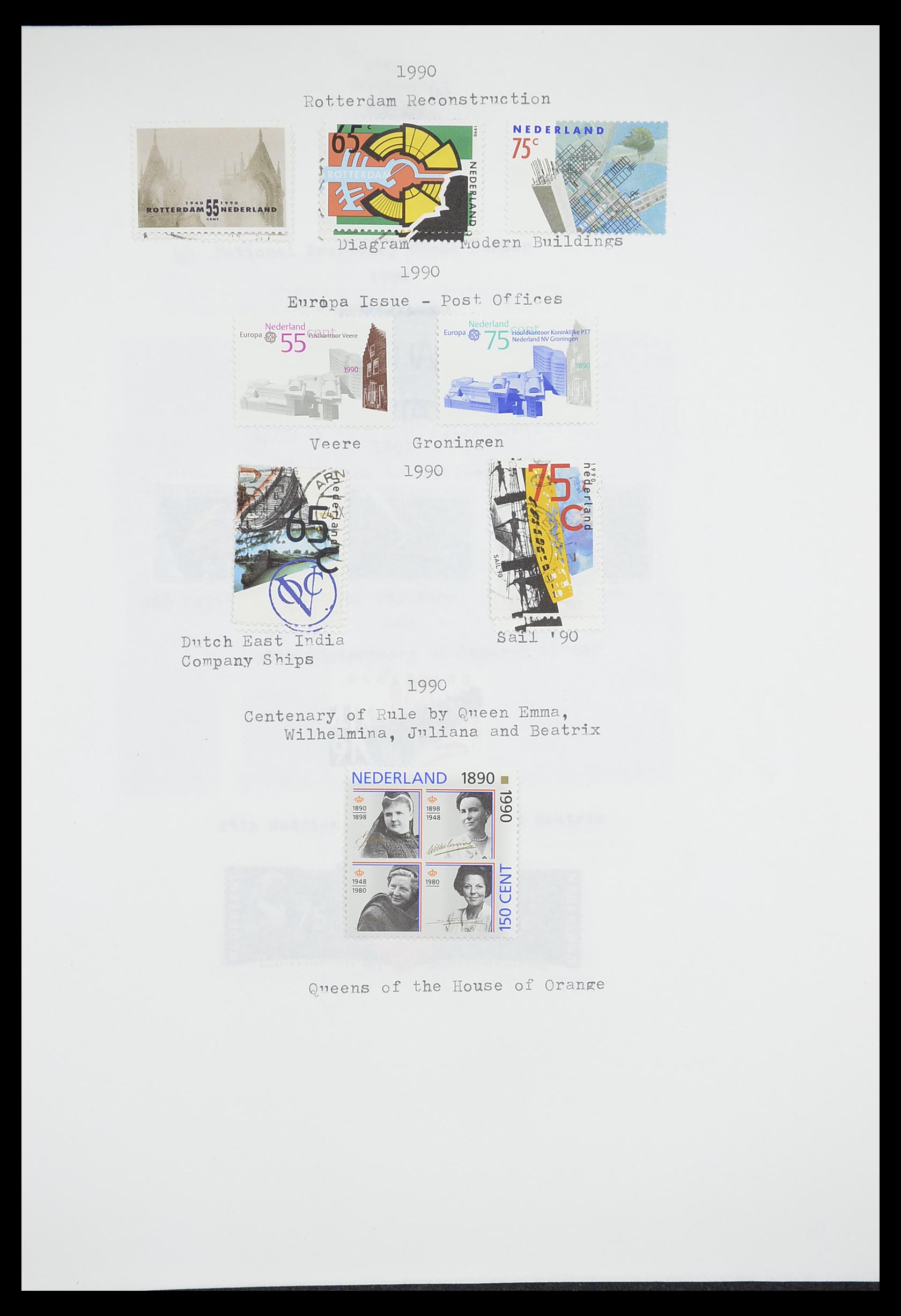 33662 099 - Postzegelverzameling 33662 Nederland 1852-1995.