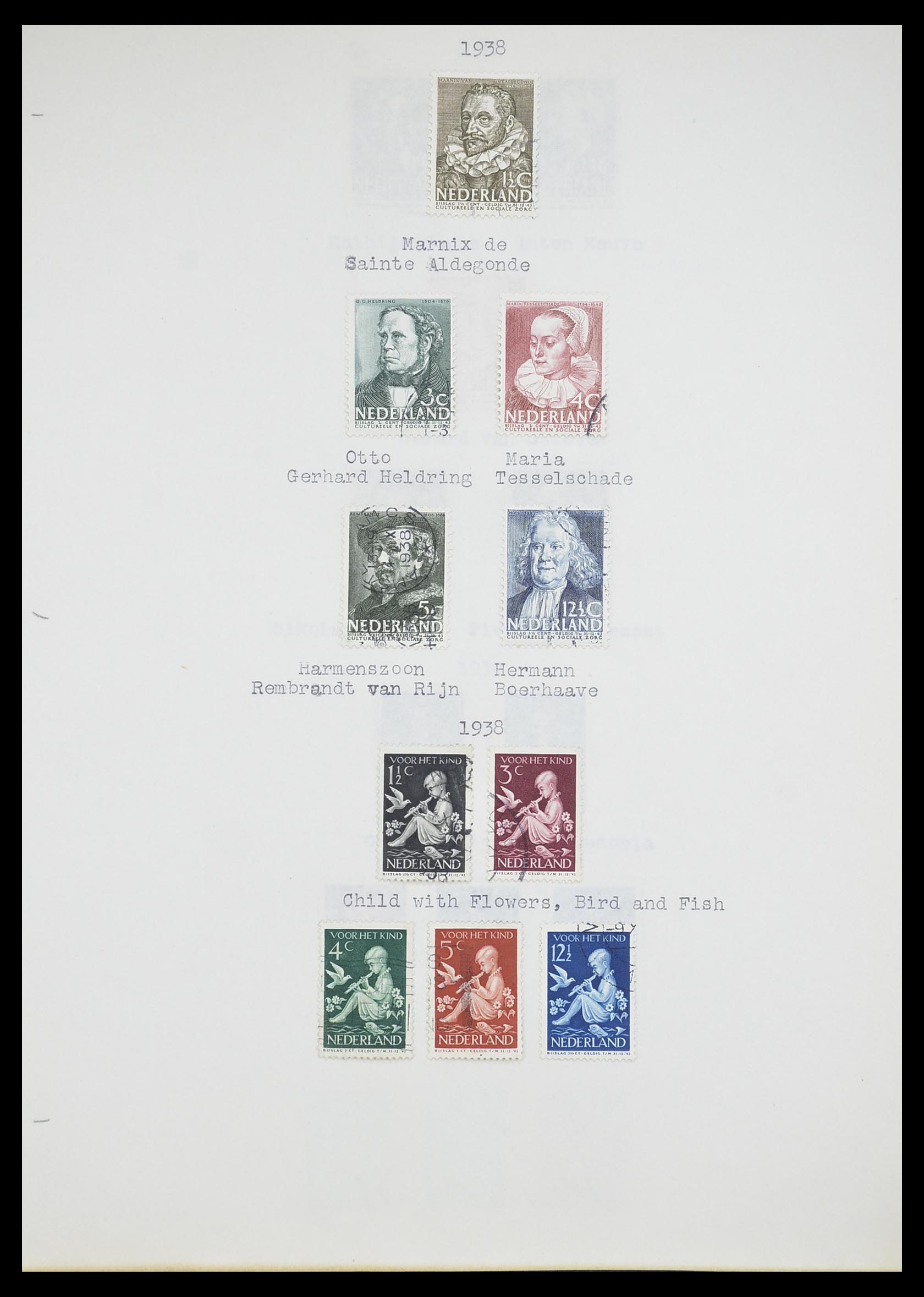 33662 128 - Postzegelverzameling 33662 Nederland 1852-1995.